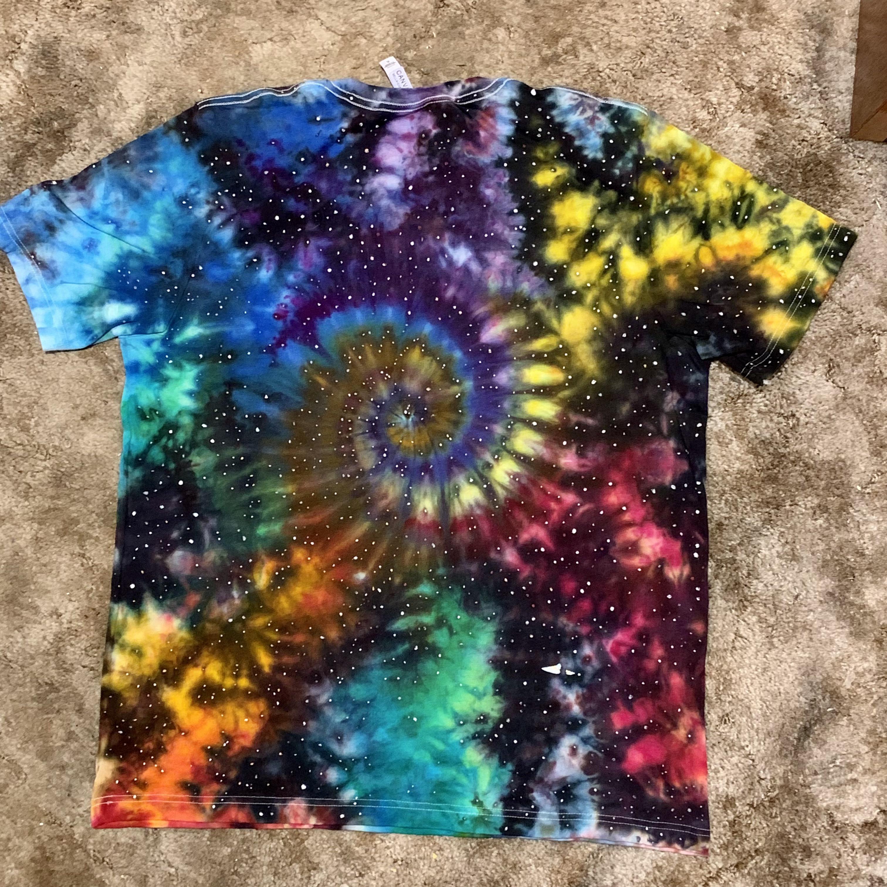 space spiral, me, tie dye, 2022 Art