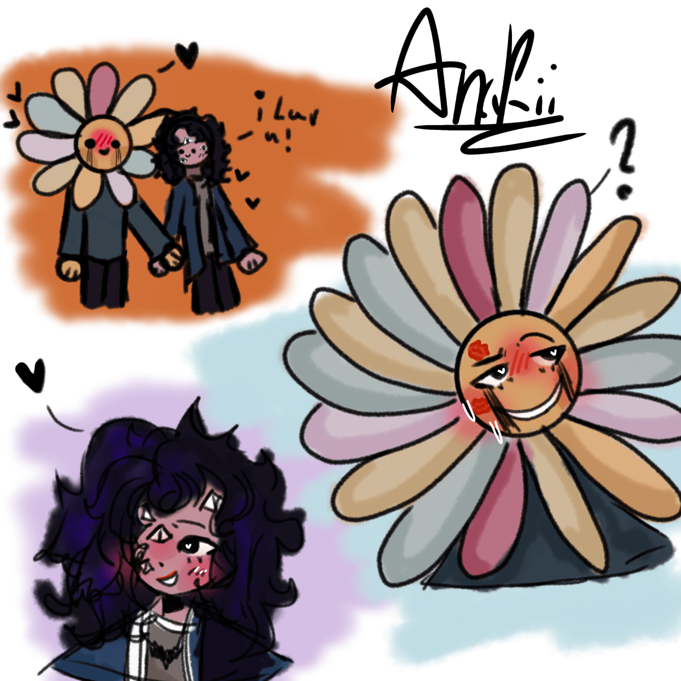 I don't draw that often, but! Here's a fan art Of Mr. Plant and Argos from "The world of Mr