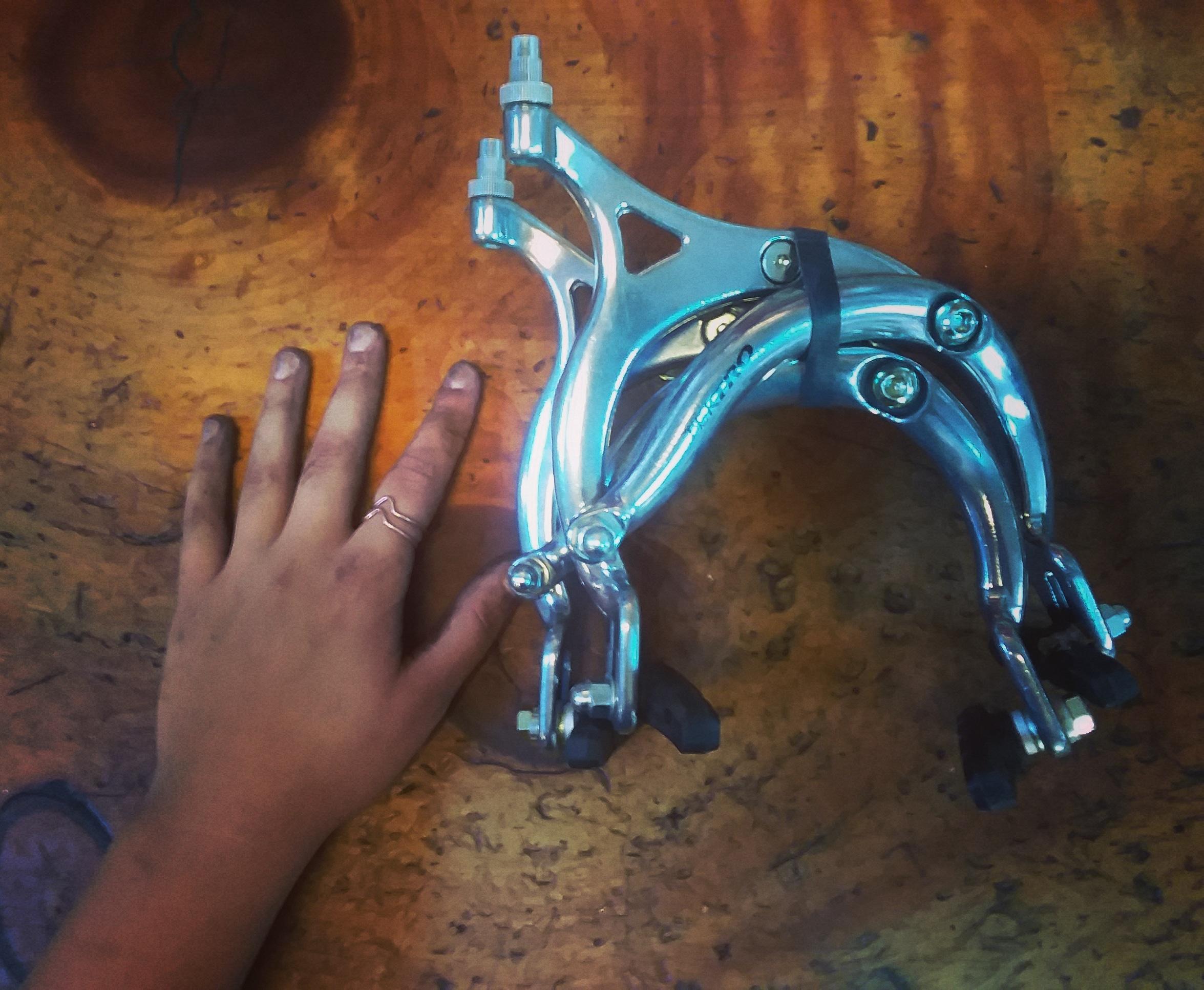 Humongous tektro dual pivot brake calipers r/bicycling