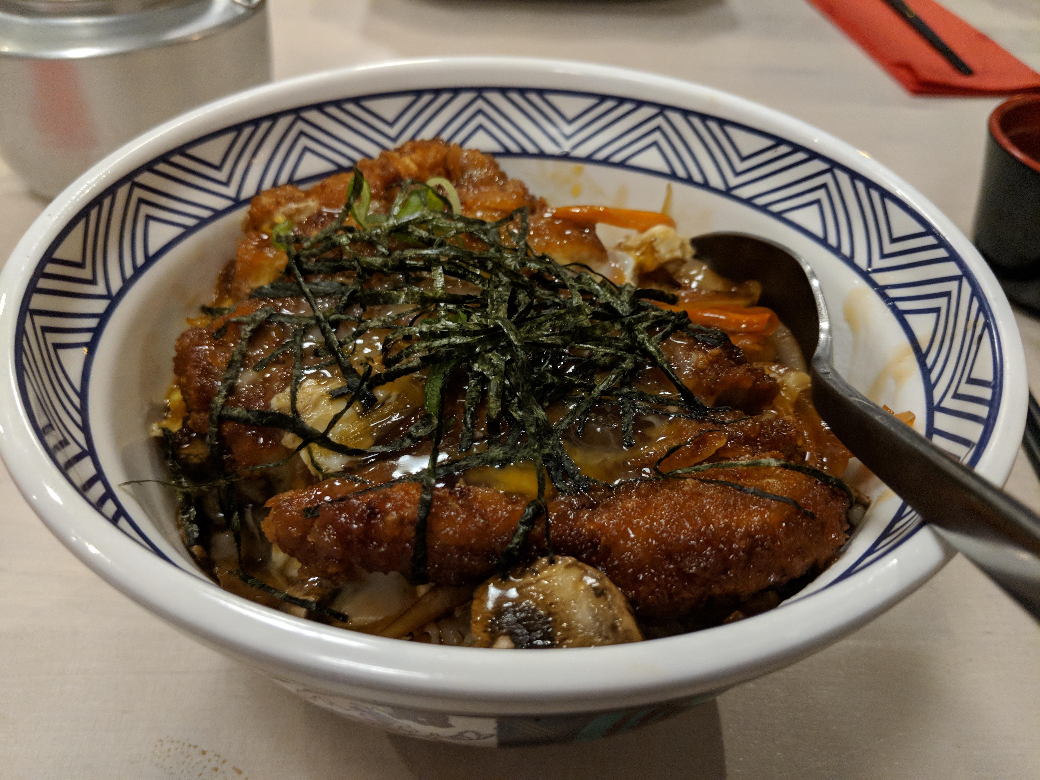 Don Katsu Rice Bowl [OC] [4032x3024] r/FoodPorn