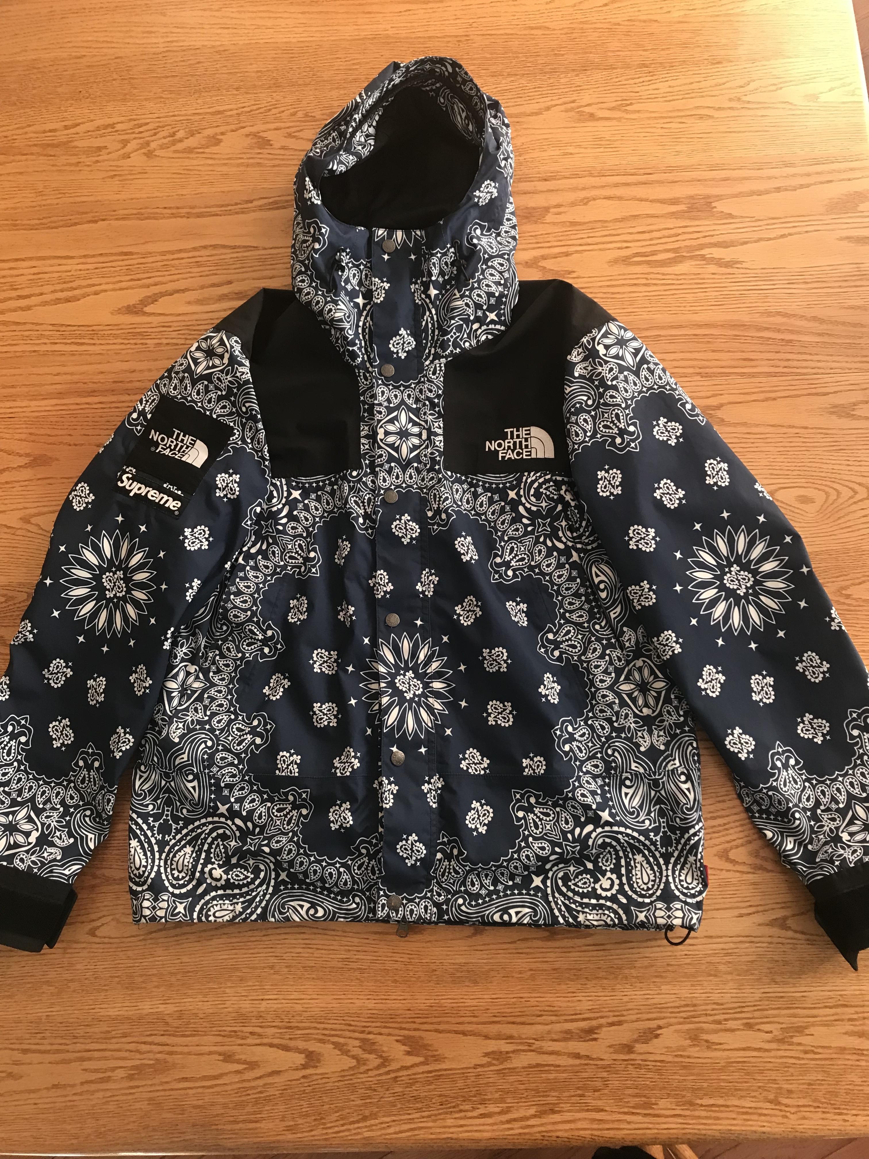 [FS] Paisley Bandana TNF Jacket Navy r/supremeclothing