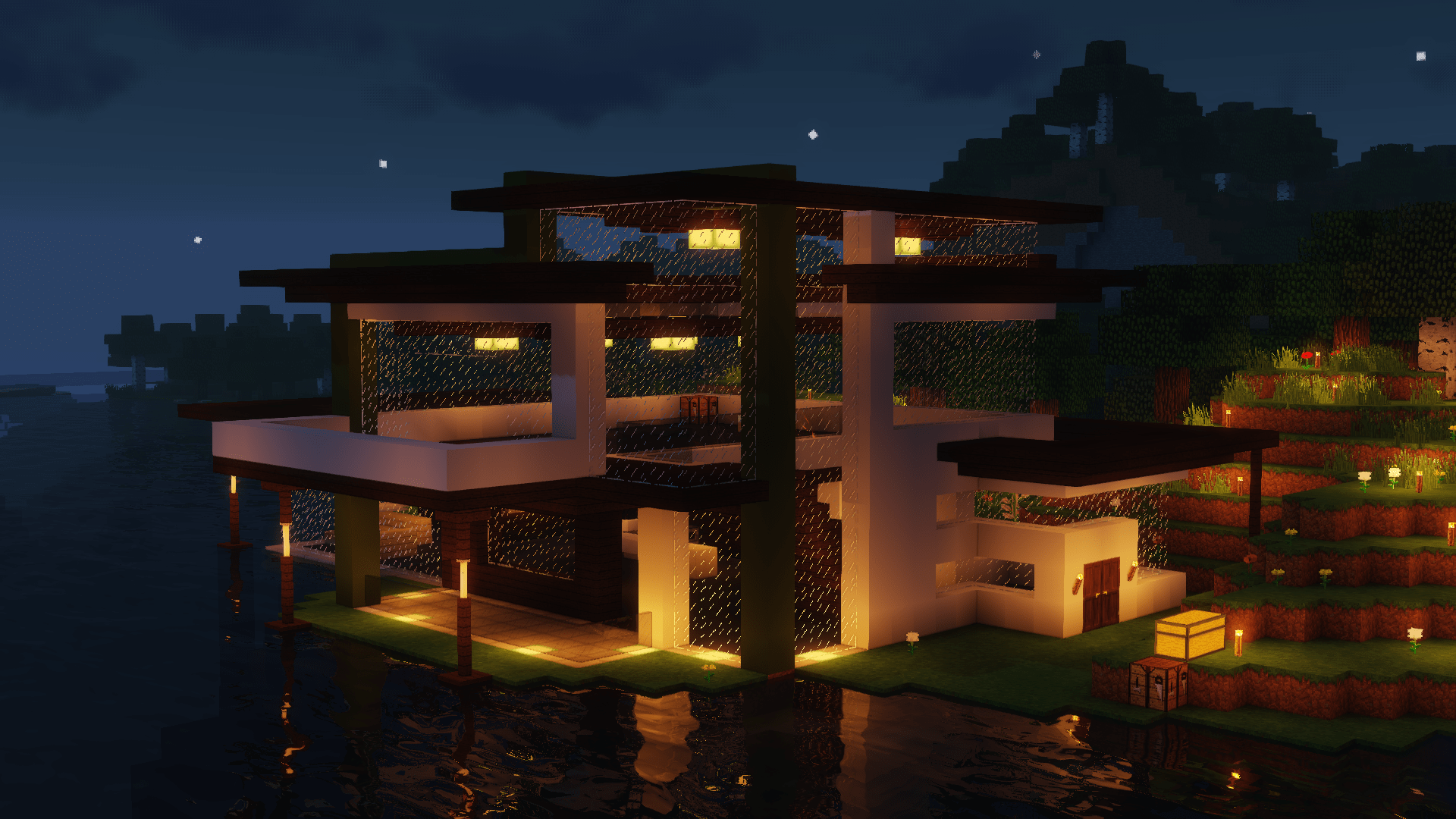 Modern House! (Survival) r/Minecraft