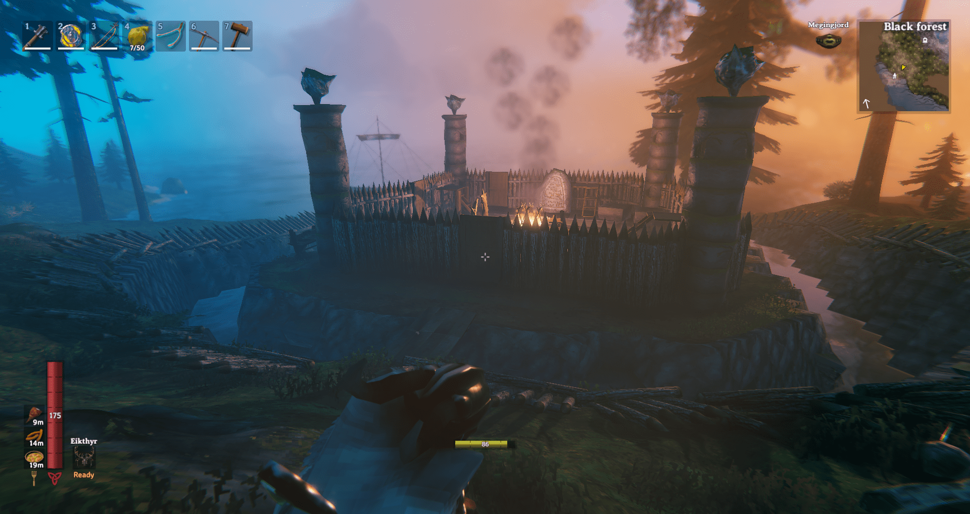 Quick n dirty base on an Elder spawner whilst I mine in the nearby