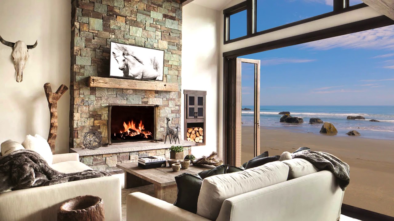 Beach House Fireplaces r/CozyPlaces