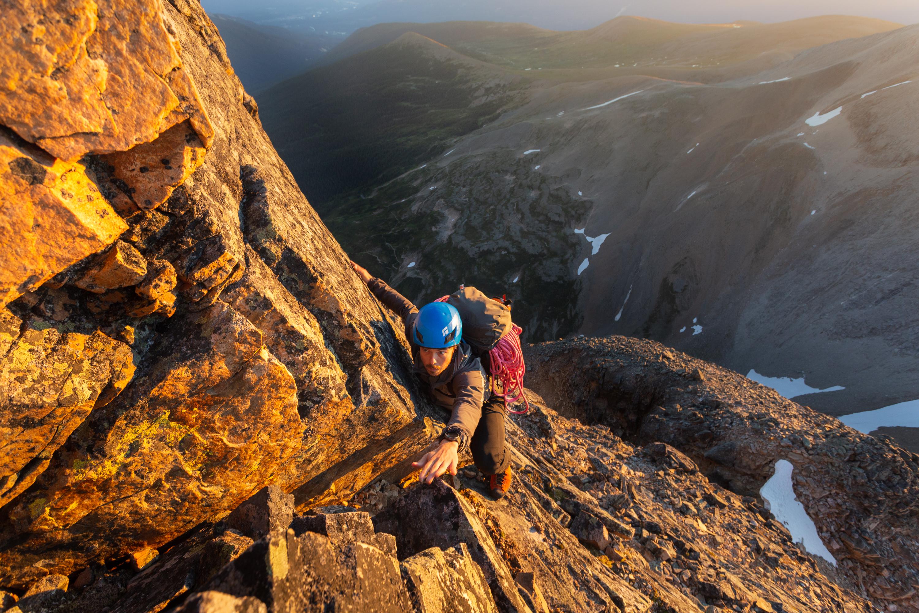 Bagged Mt. Edith Cavell (Jasper, Canada) via the East Ridge route last