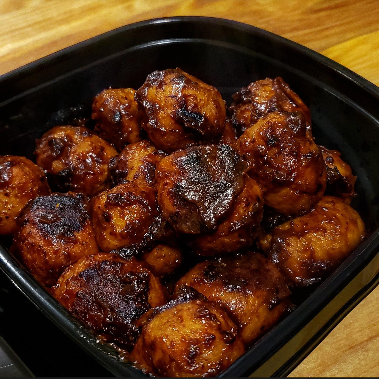 Bbq meatballs! Did you know the meatballs from Ikea are keto friendly