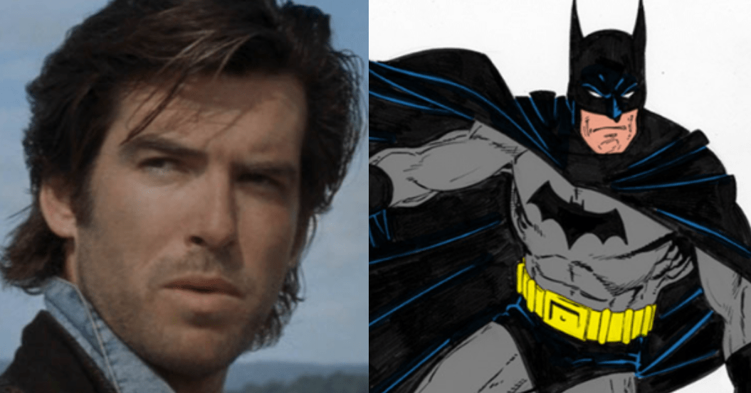 Pierce Brosnan as Bruce Wayne/Batman batman vs superman 1997 guion J