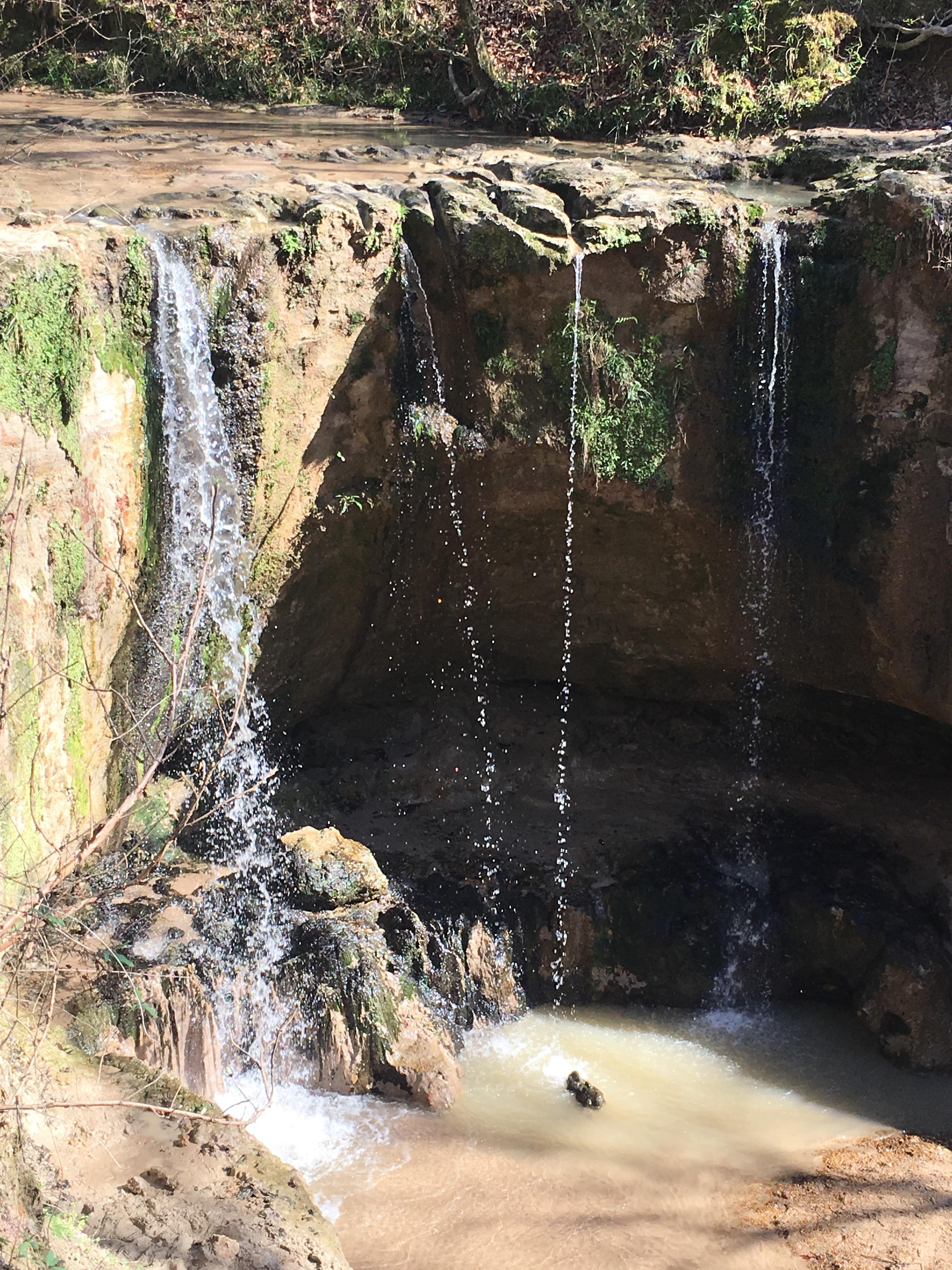 Made it to Clark Creek (northern Tunica Falls) thanks for the