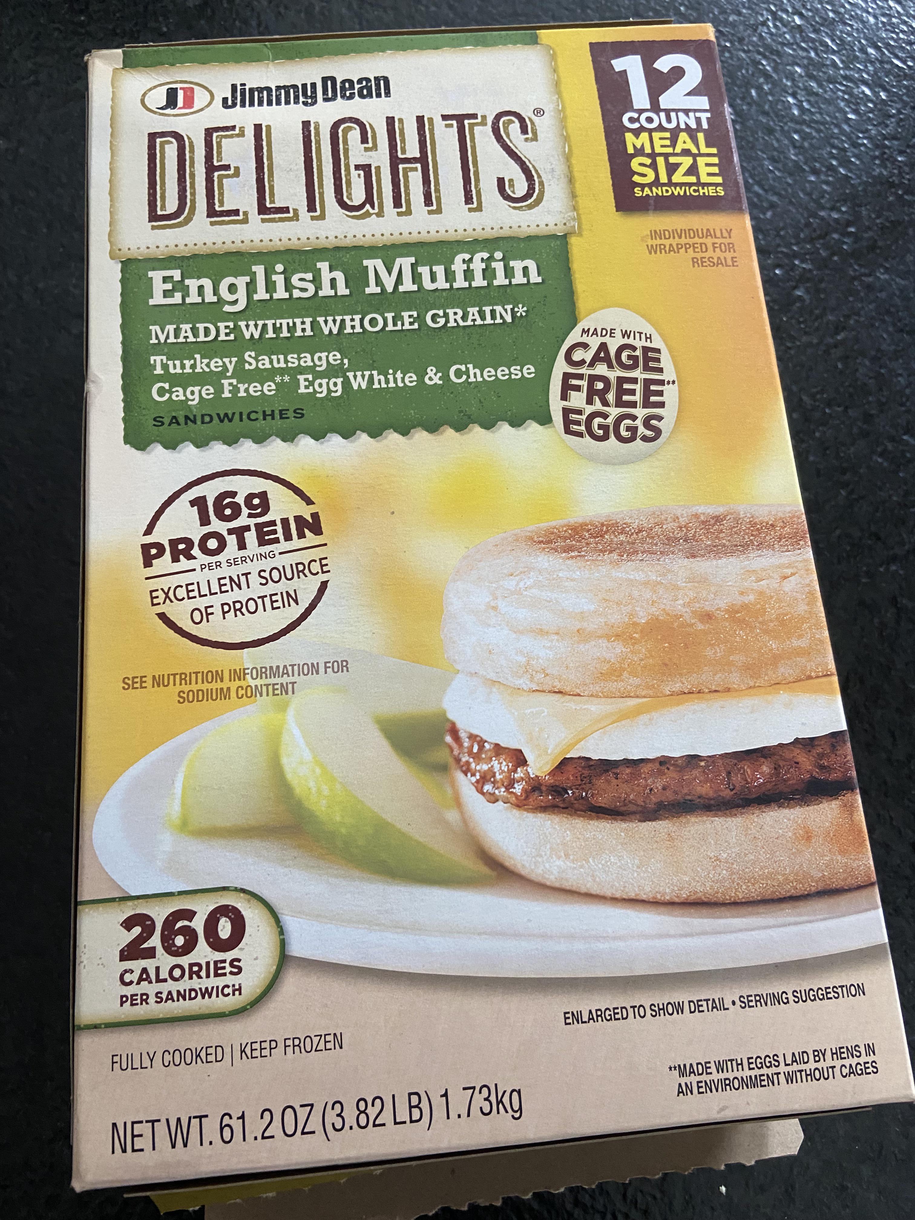 Jimmy Dean Delights, followed instructions but meh,