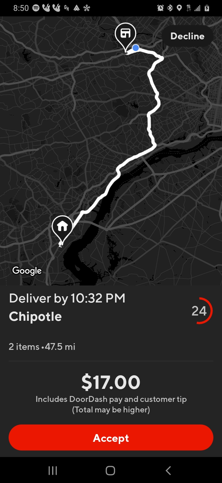 Chipotle delivery status looking for a driver westcamera