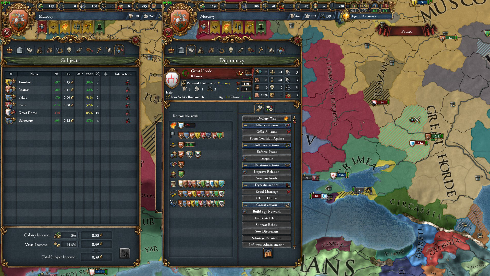 Personal Union over a Sunni Great Horde eu4