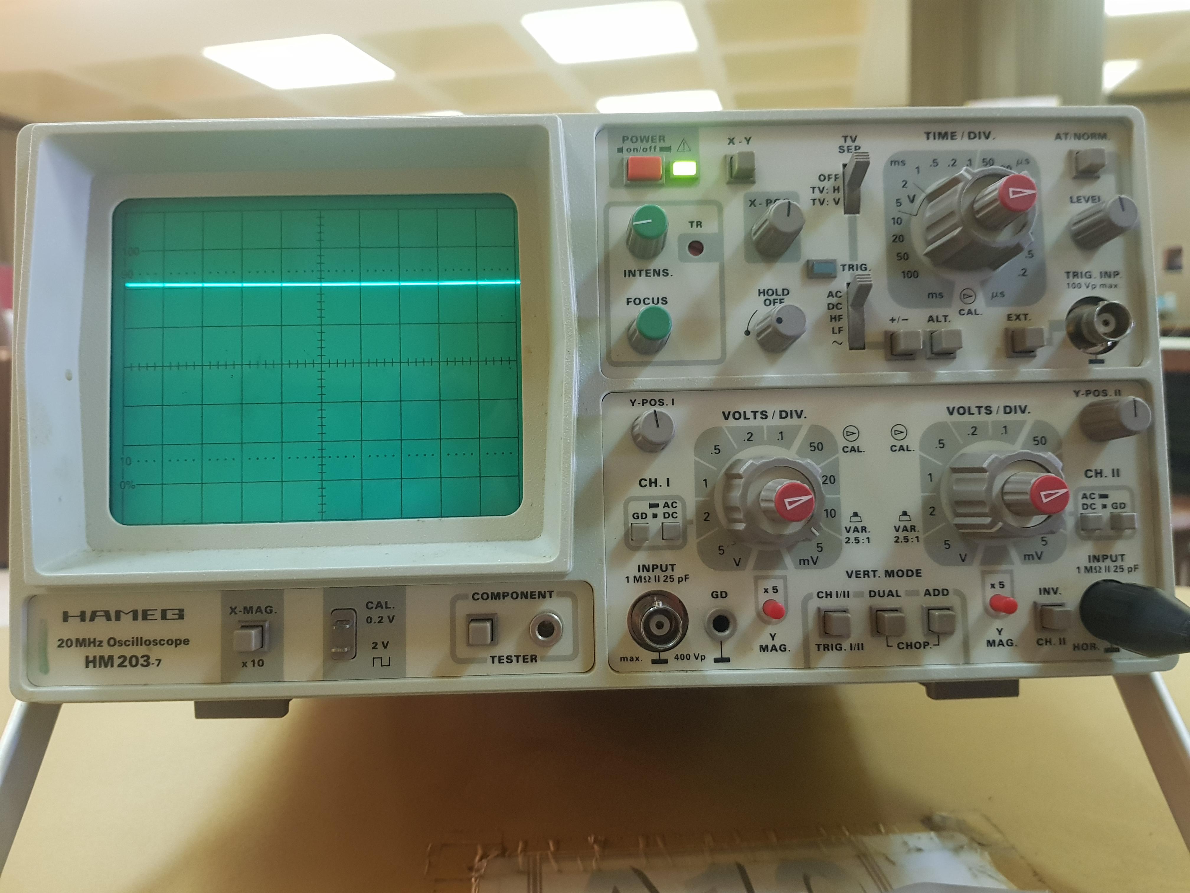 My oscilloscope. r/electronics