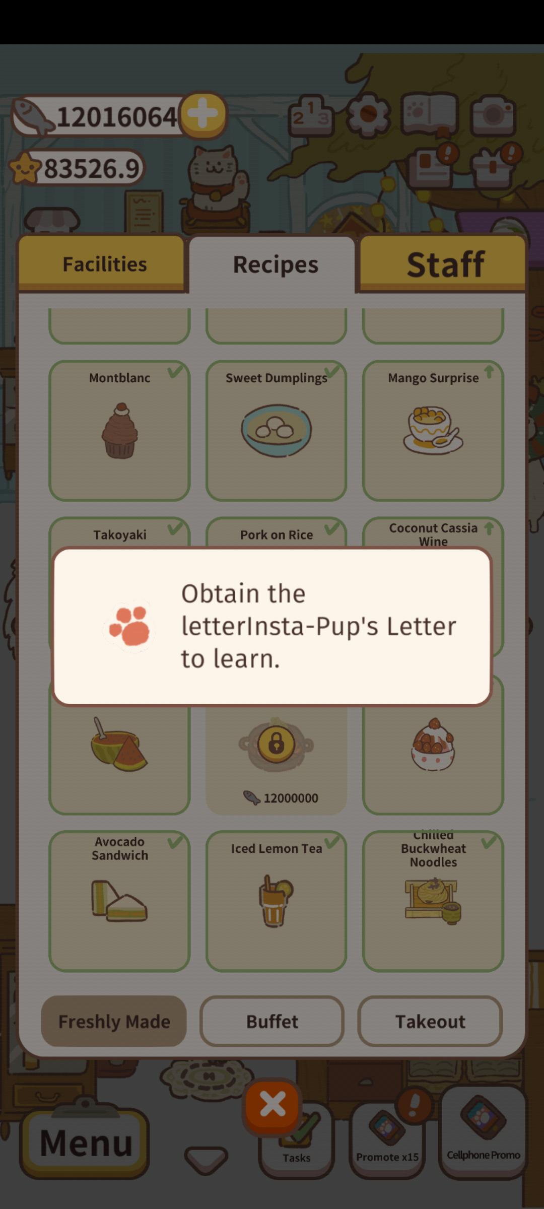 How do I get the "instapup" letter? r/AnimalRestaurant