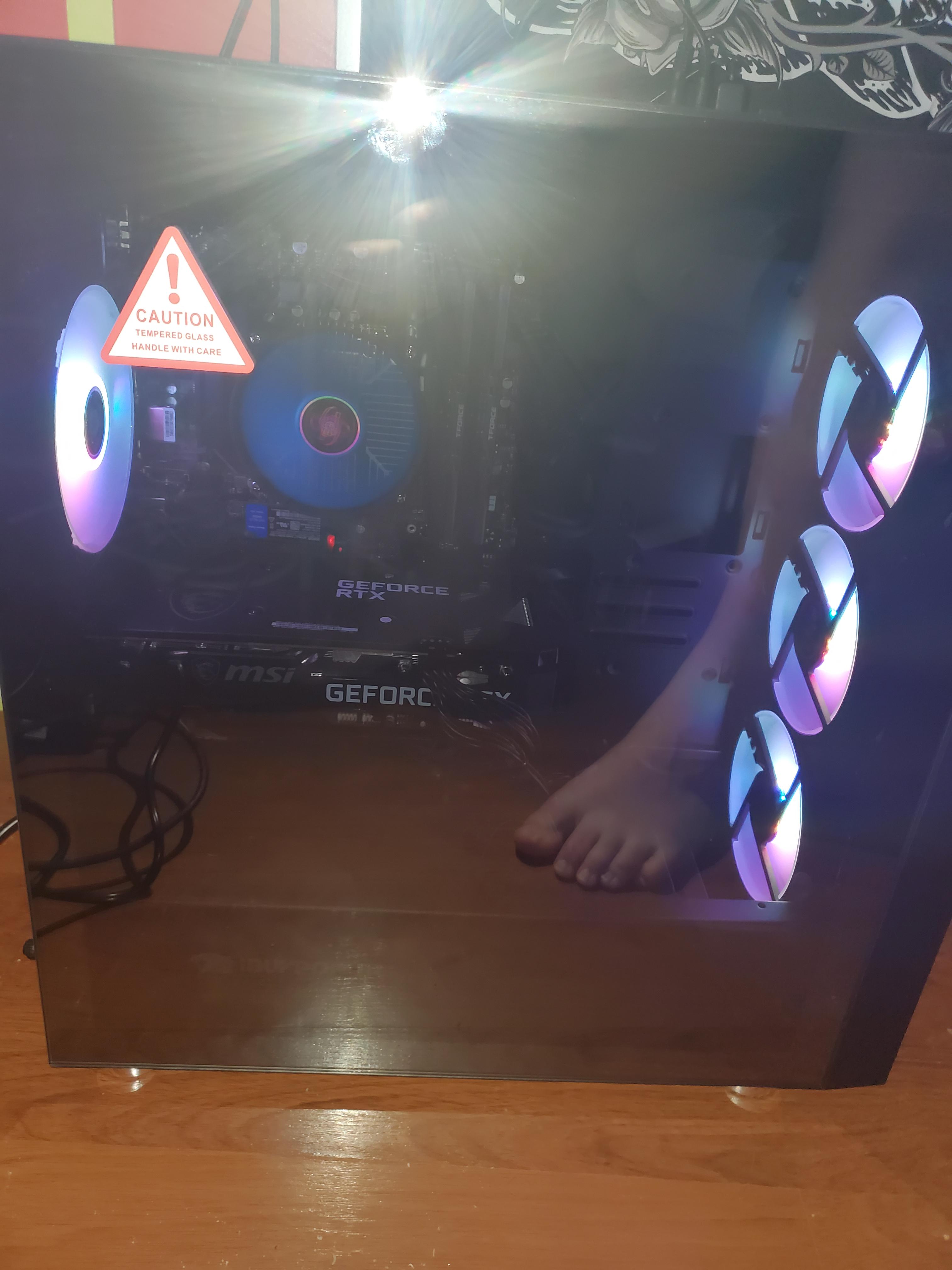 Got my 3060ti system in today.. was pretty worried but everything