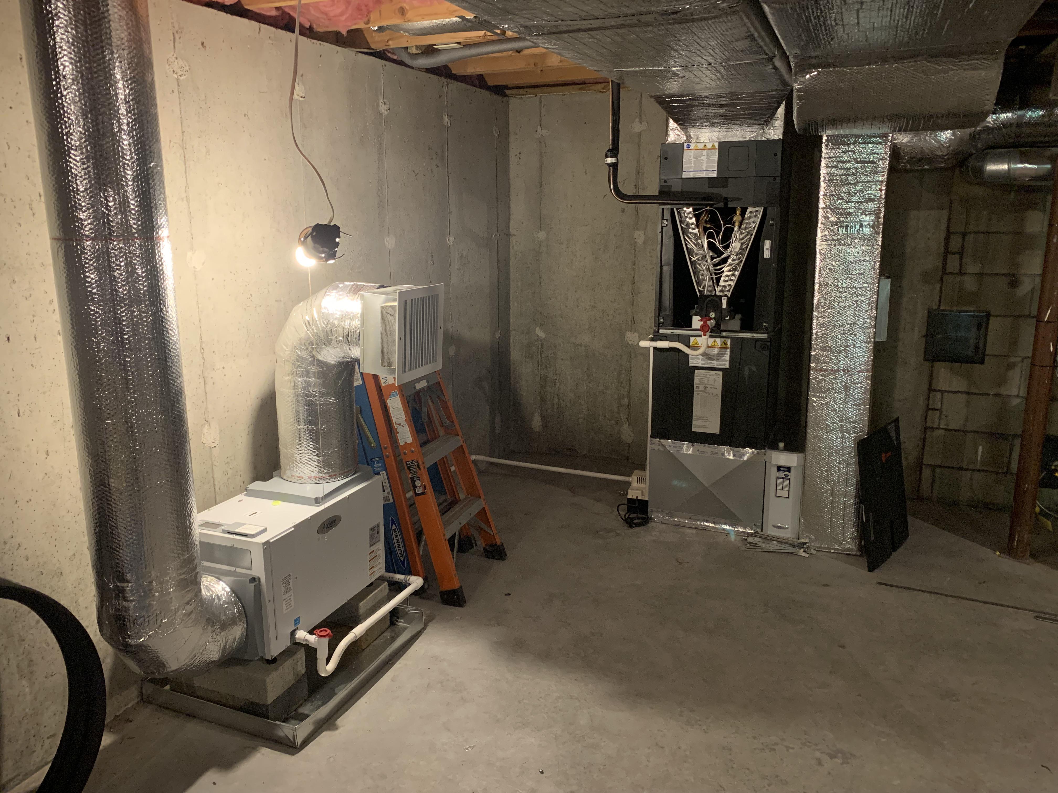 Trane 3 ton install + whole house dehumidifier. Questions comments