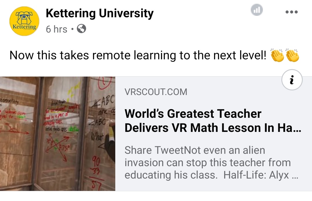 Meanwhile, Kettering's professors can't even figure out how to use Blackboard r/Kettering