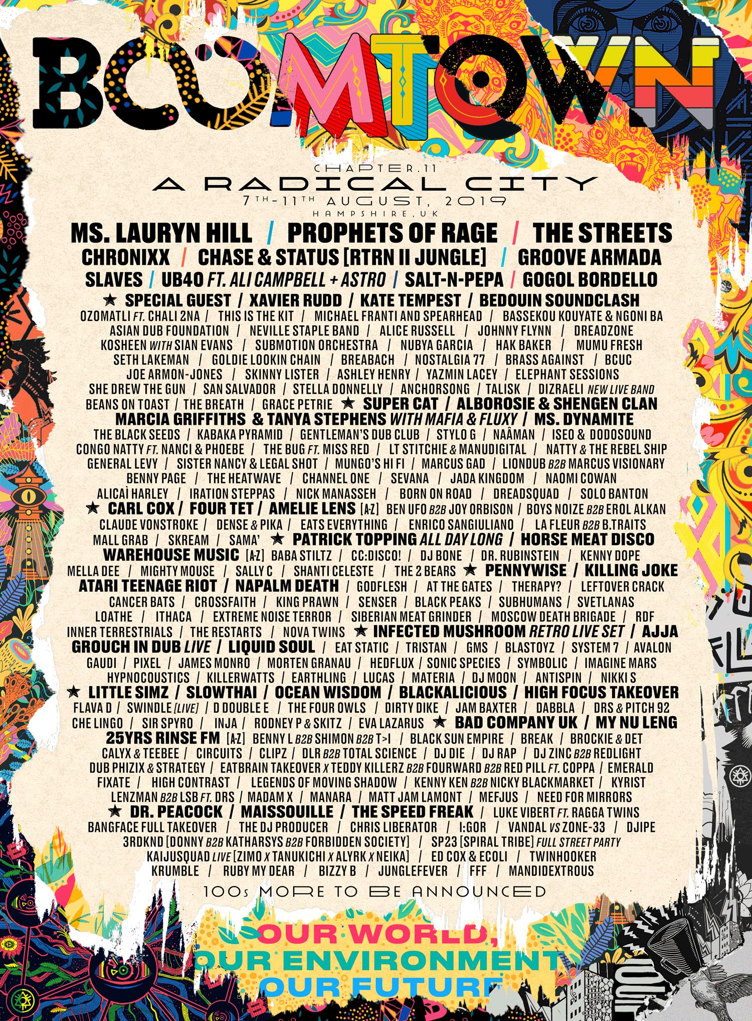 BoomTown 2019 Lineup r/DnB