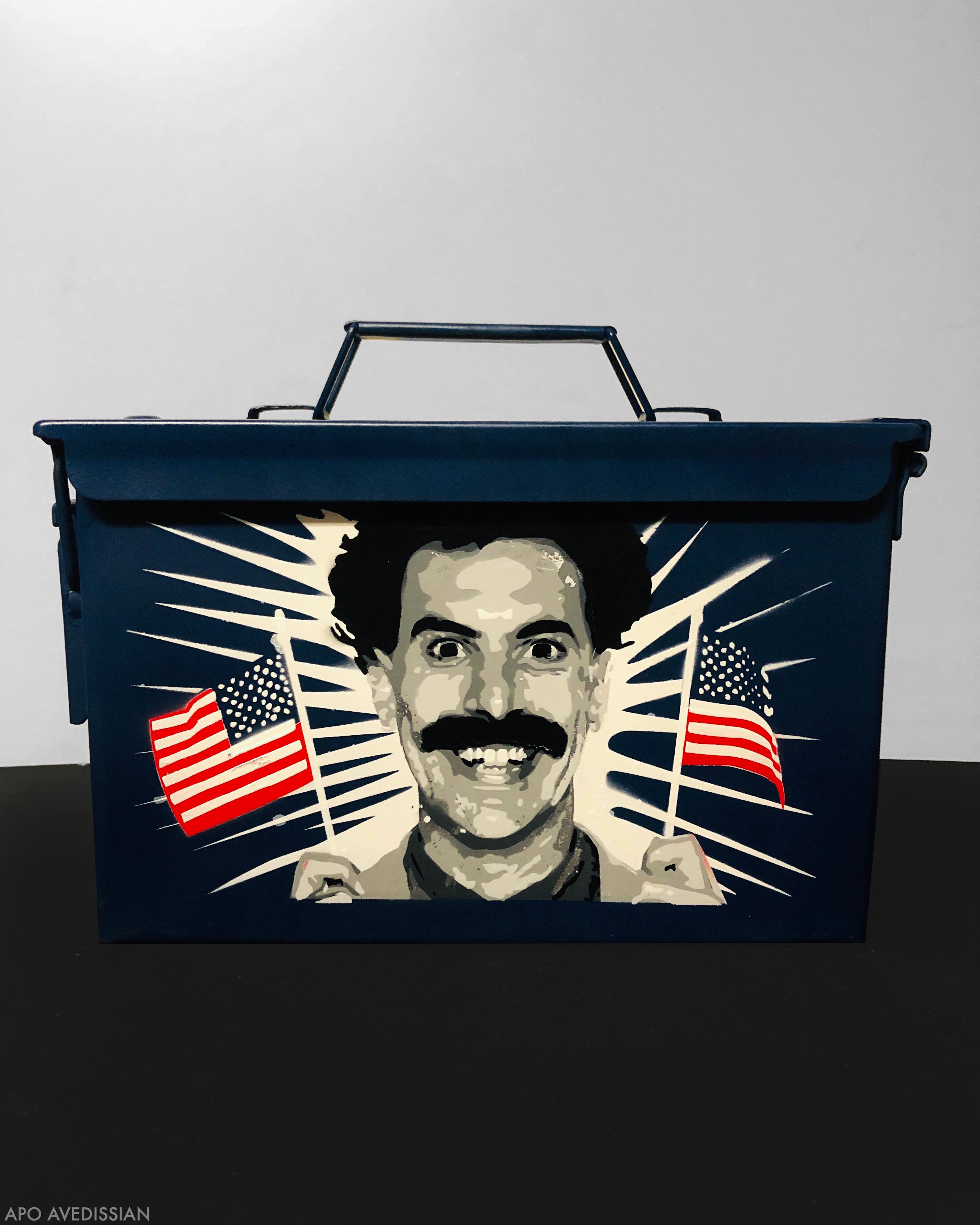 I did a thing to my ammo box [Spray Paint Art] r/guns