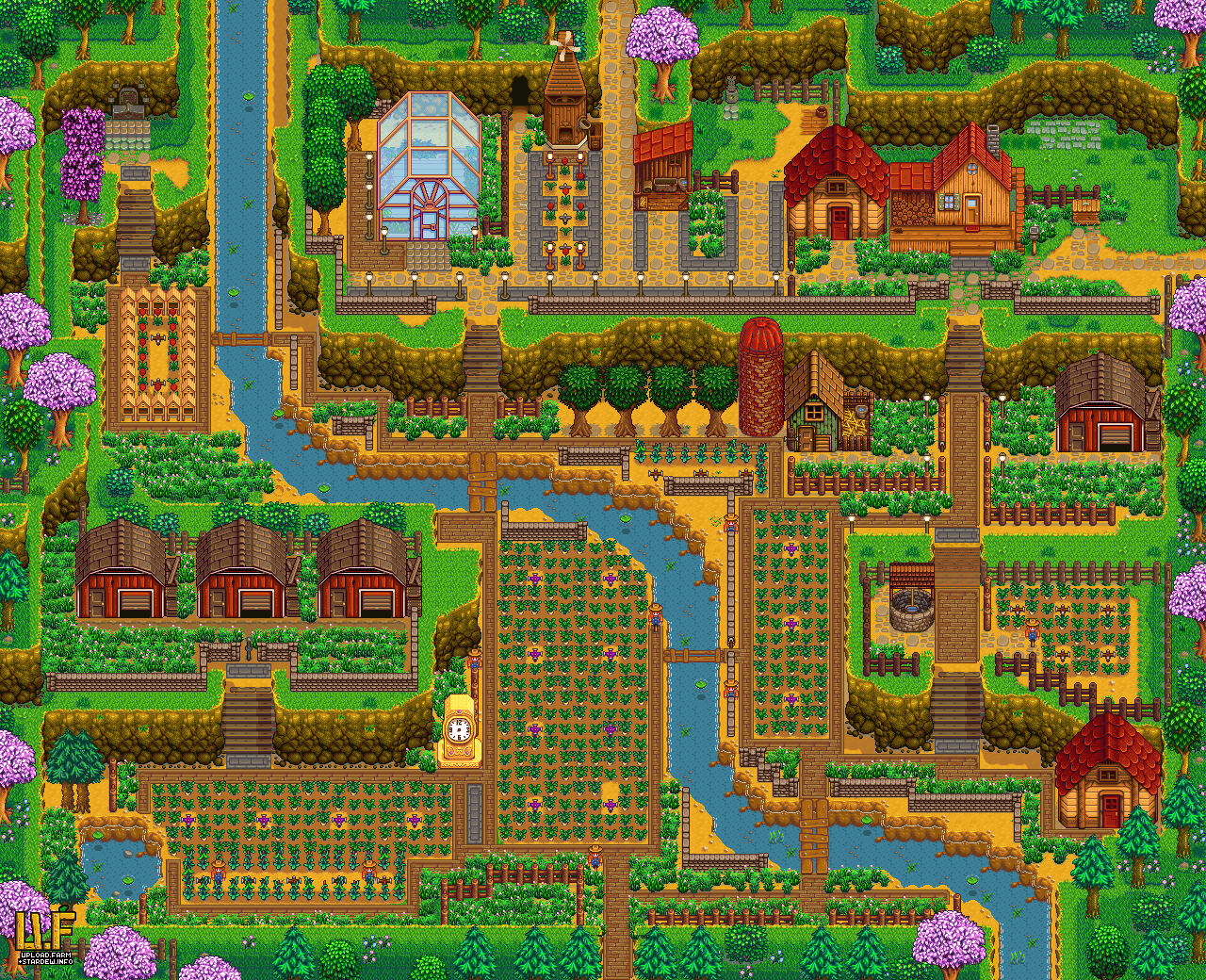 New Farm plan for Year 2 r/FarmsofStardewValley