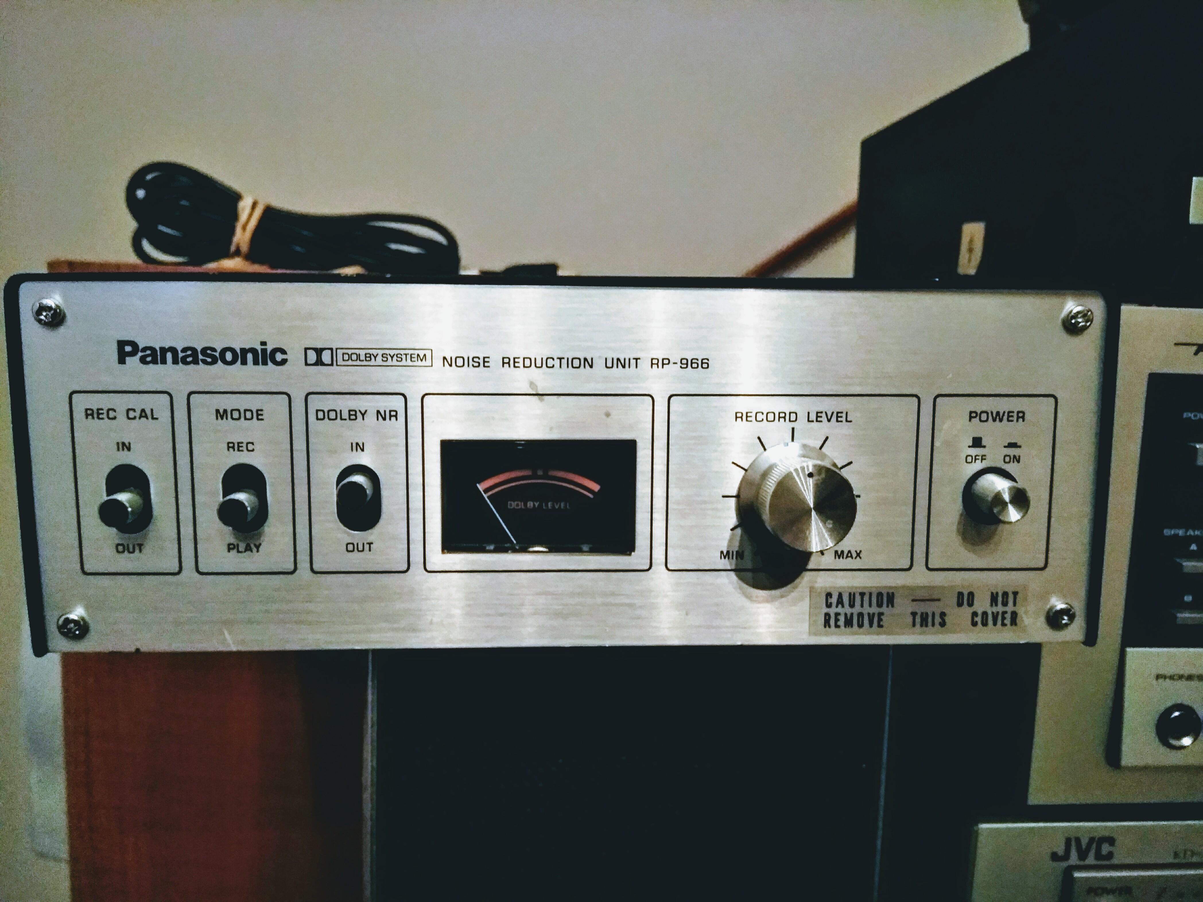 Panasonic Dolby noise reduction unit (picked up for $5) : r/vintageaudio
