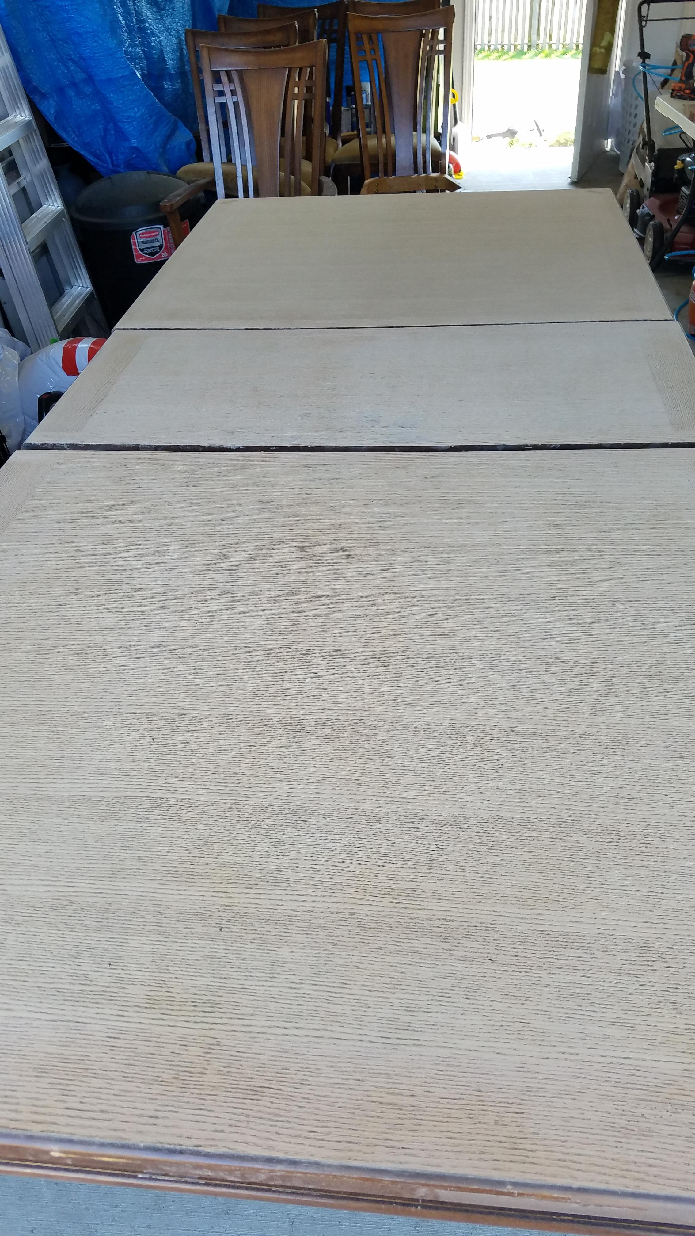 When to use Mineral Oil for cleaning? Sanded the table, when and how do I use spirits to clean