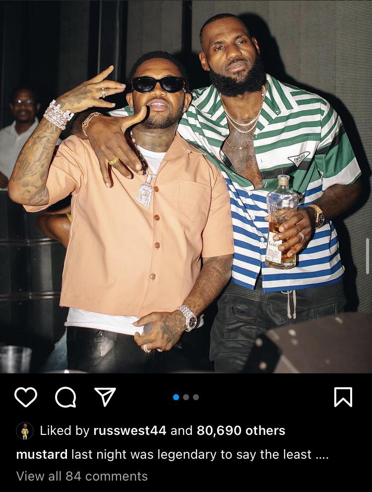 LeBron getting turnt in Vegas with LA’s DJ Mustard r/lakers