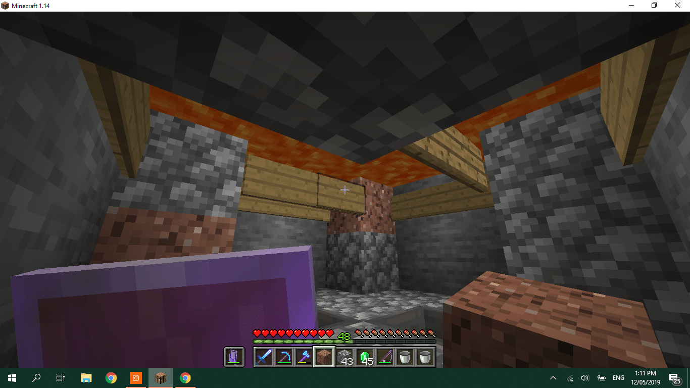 iron farm killing chamber? theres only 2 lava buckets used on each