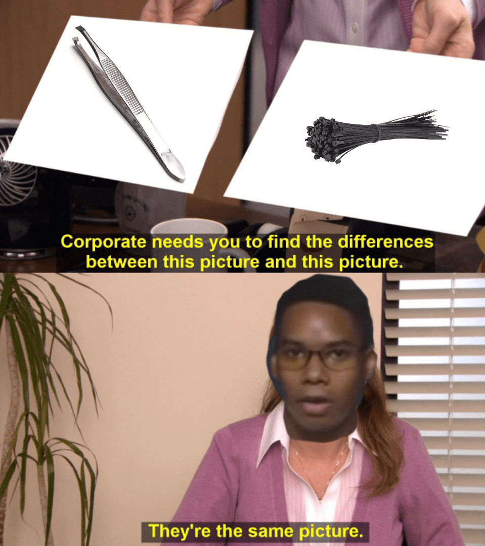 The best cable management tool, tweezers r/pcmemes