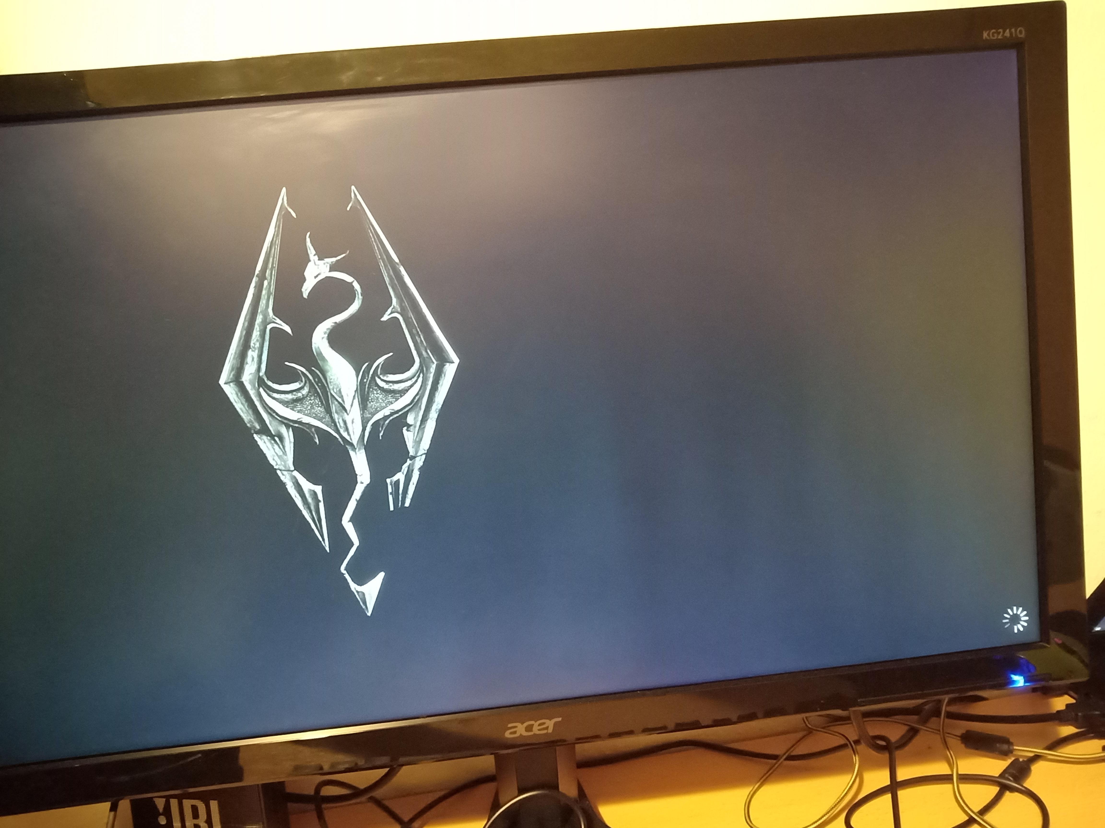 Anyone know a fix to this? Skyrim se is suddenly just stuck on this