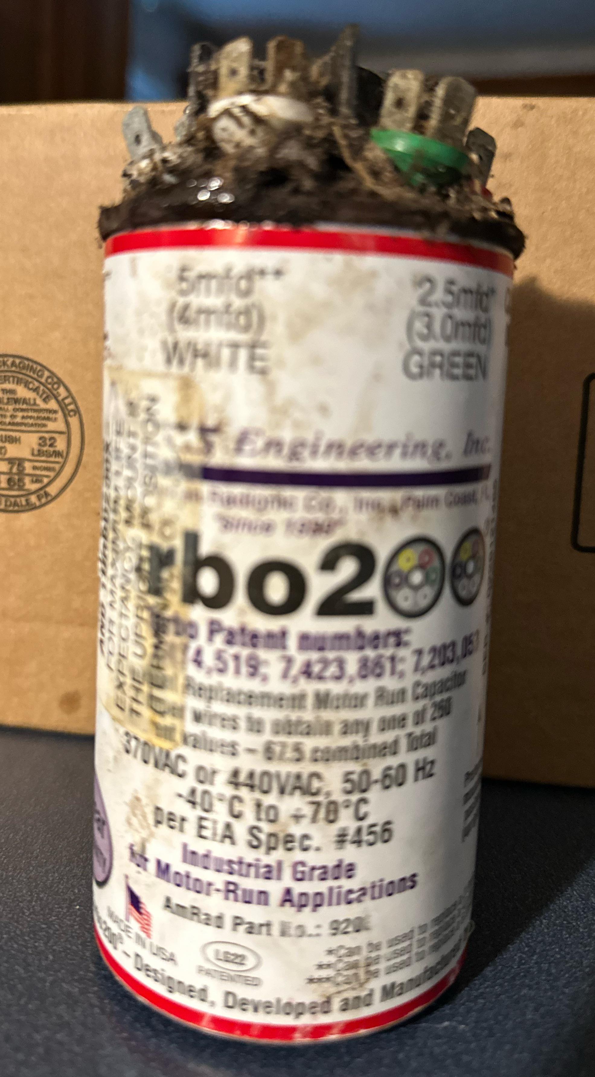 Trane XL16i Capacitor : r/hvacadvice