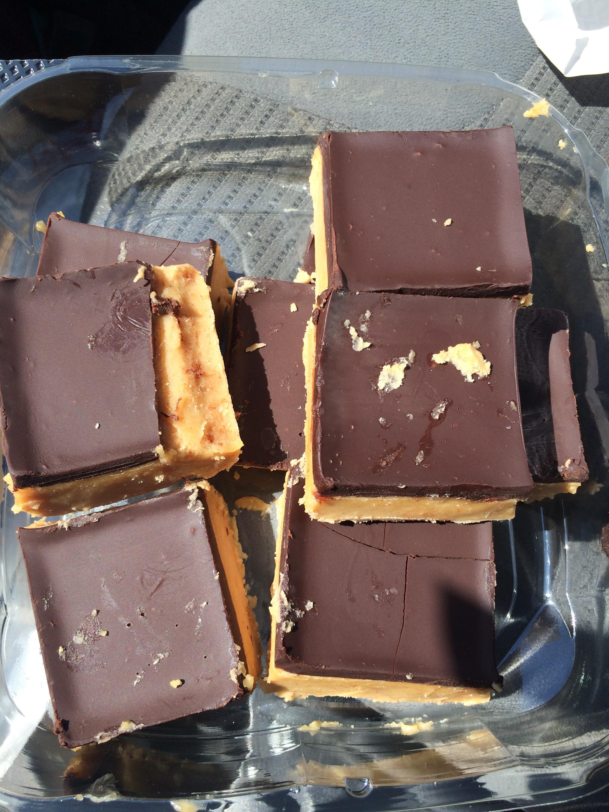 Whole foods peanut butter bars. Very addicting. Be careful! r/vegan