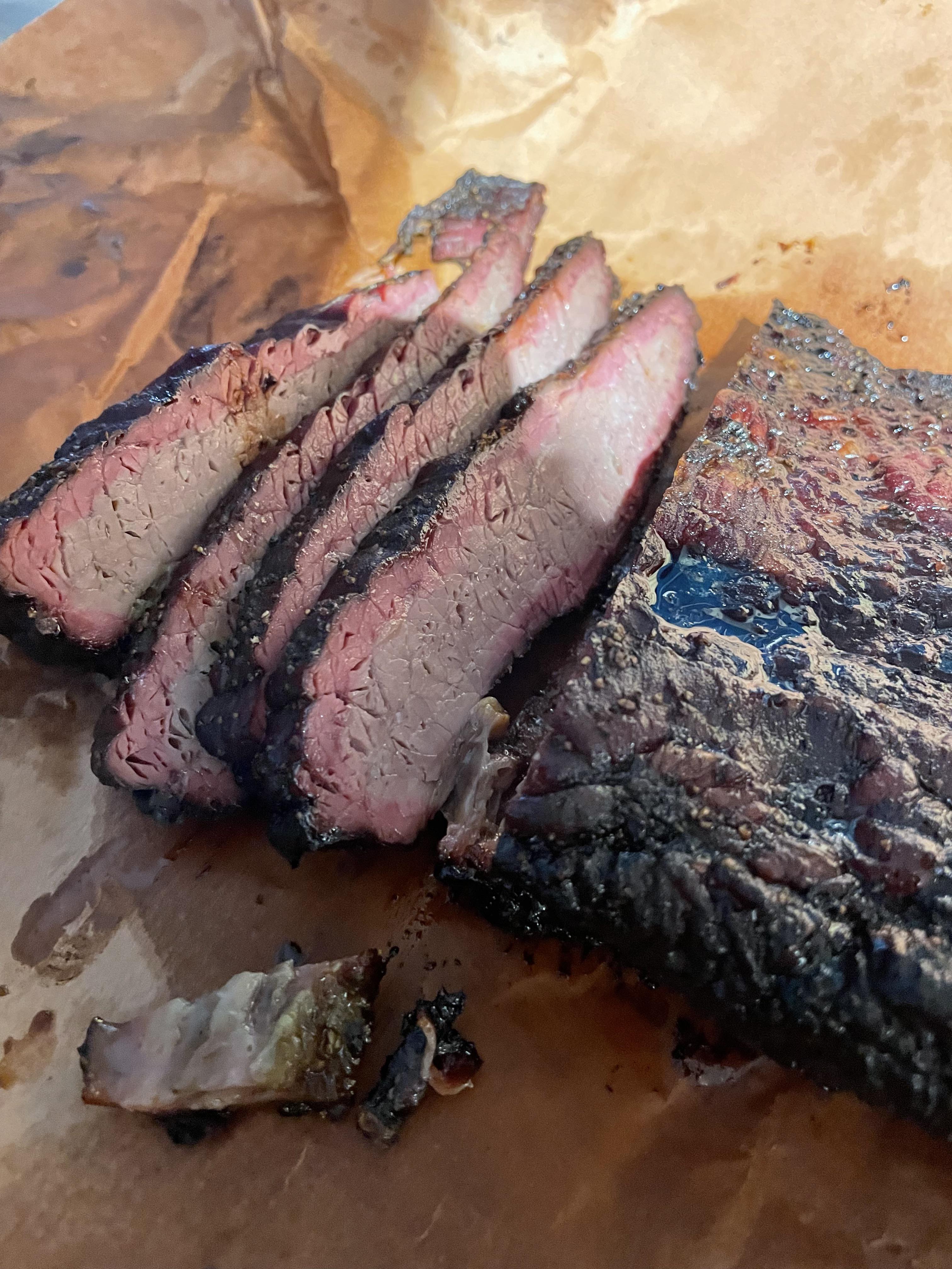 First time doing a brisket, ruined it. Tastes great, but the exterior is very tough ( 10hr