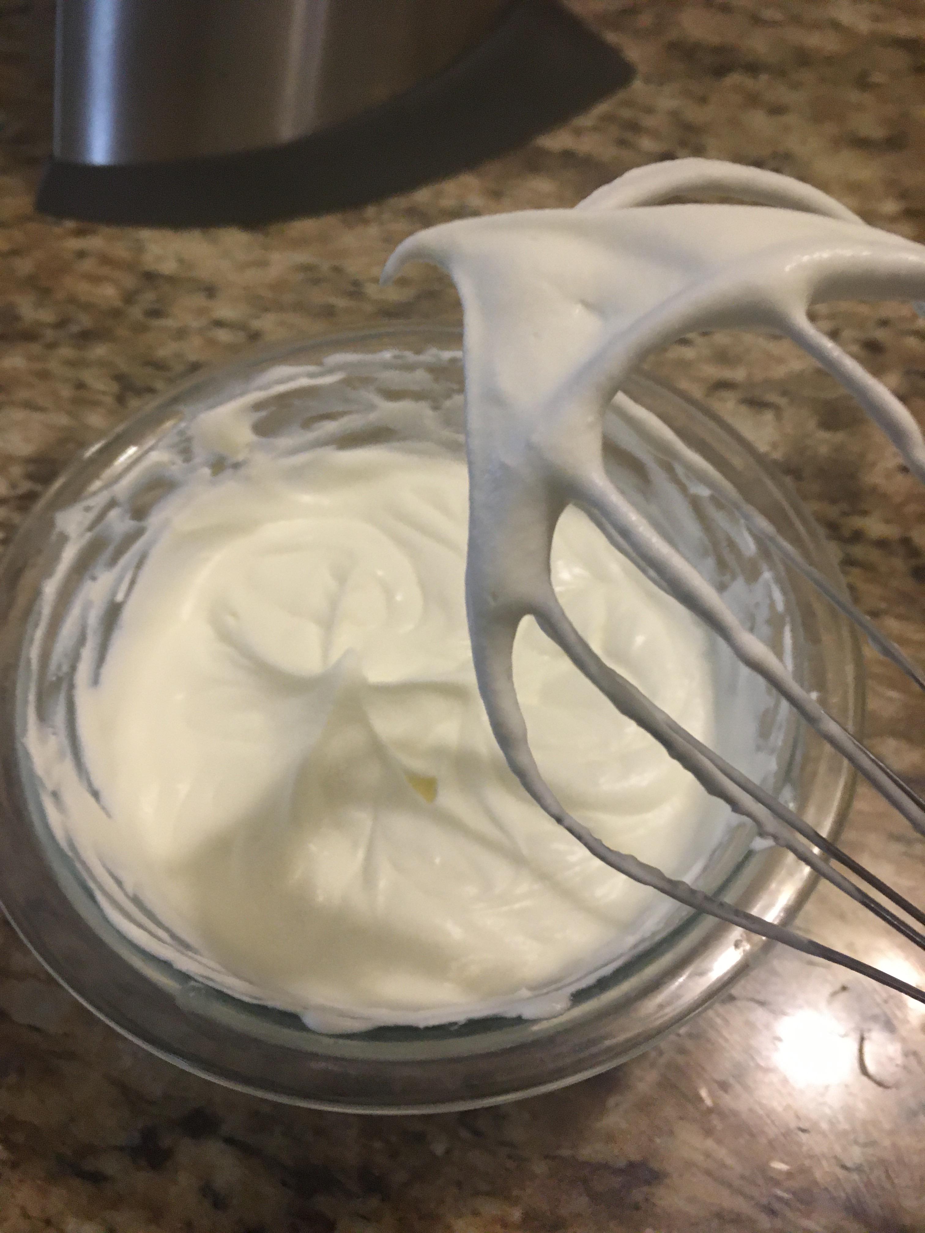First hand whipped whip cream r/Baking