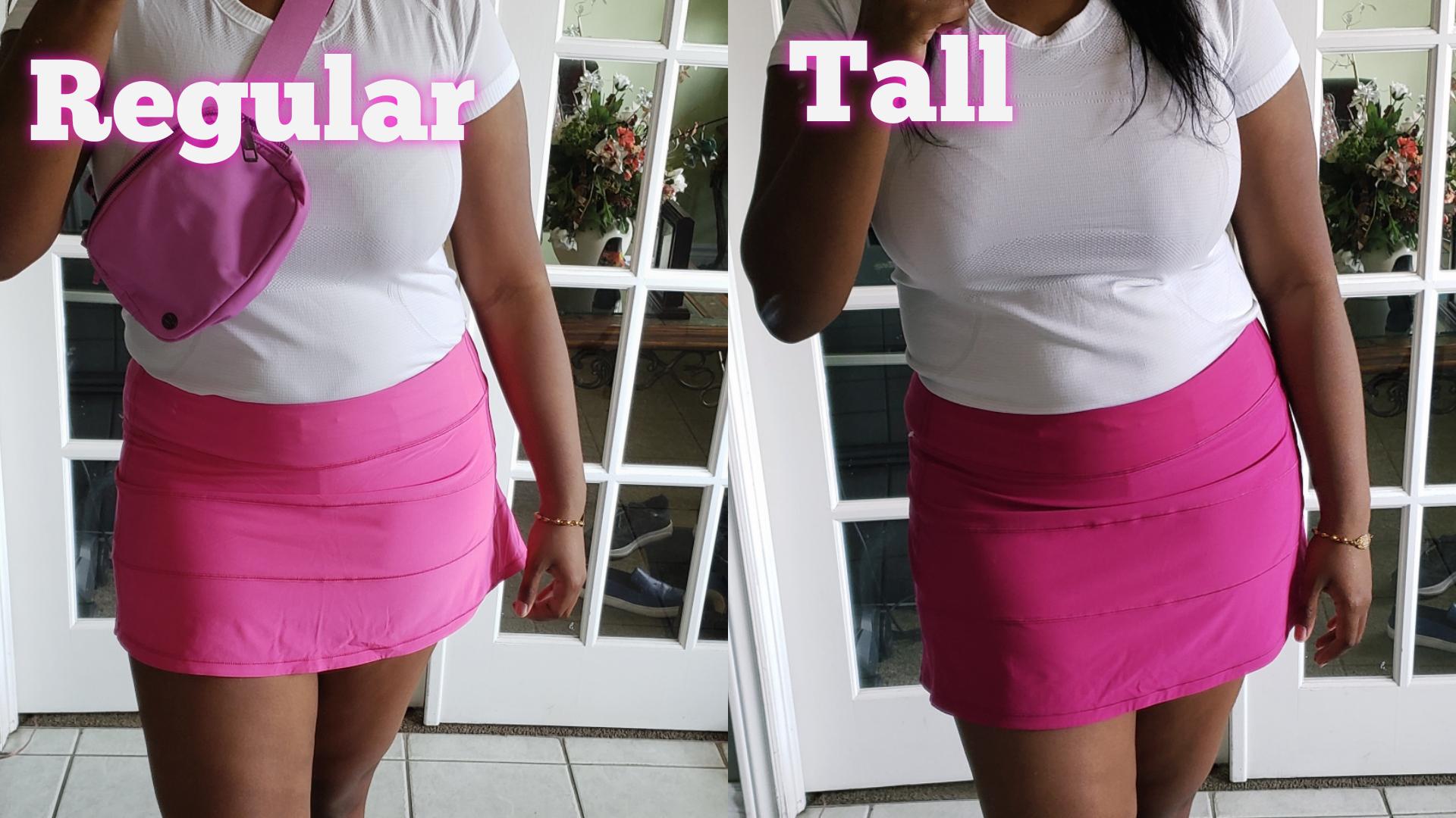 lululemon race length vs regular expression