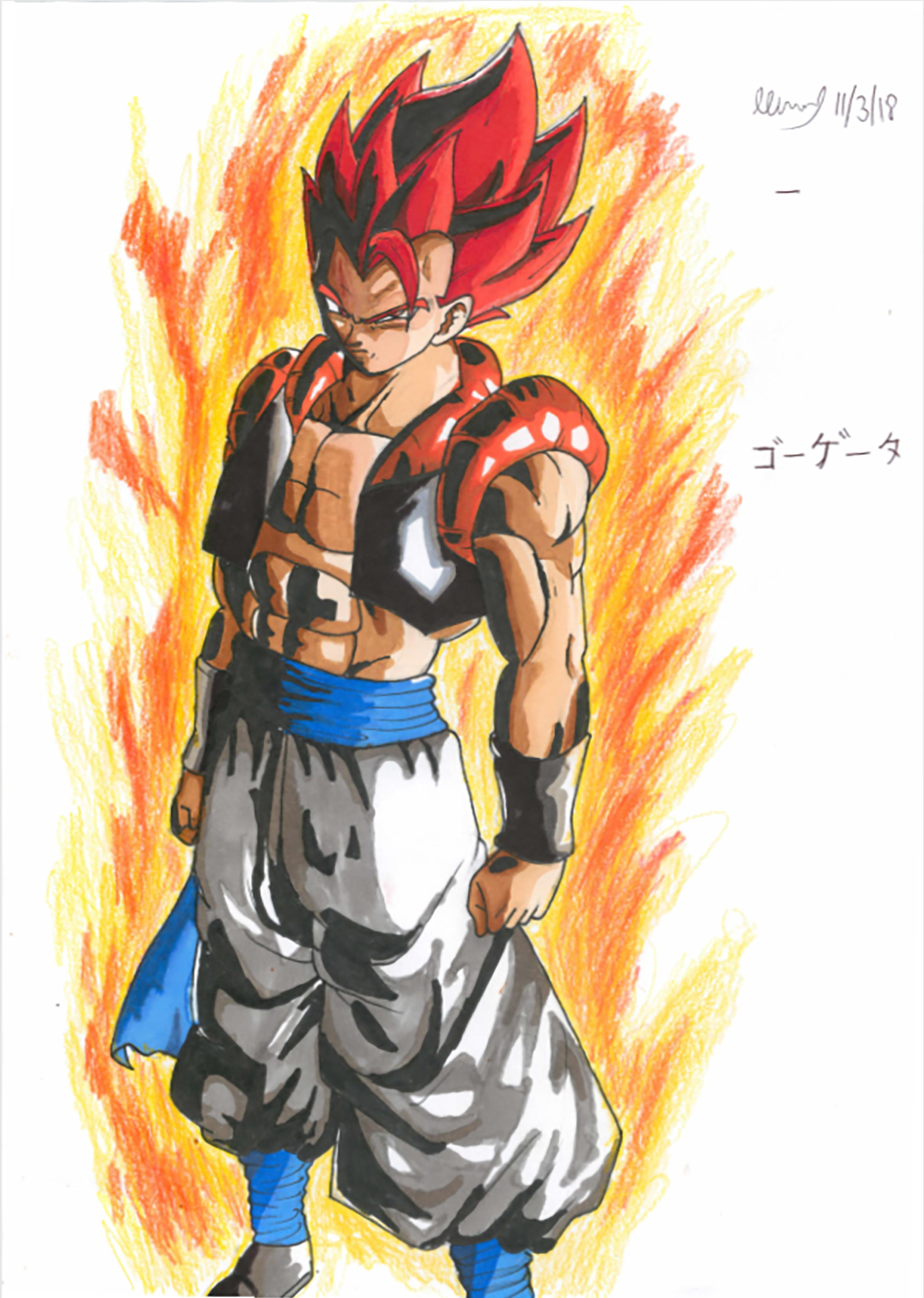 My SSG Gogeta Fan Art! dbz
