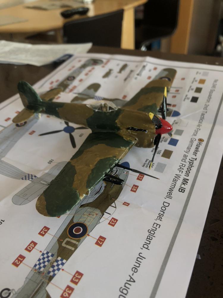 First ever model plane turned out ok at least. You can see all the