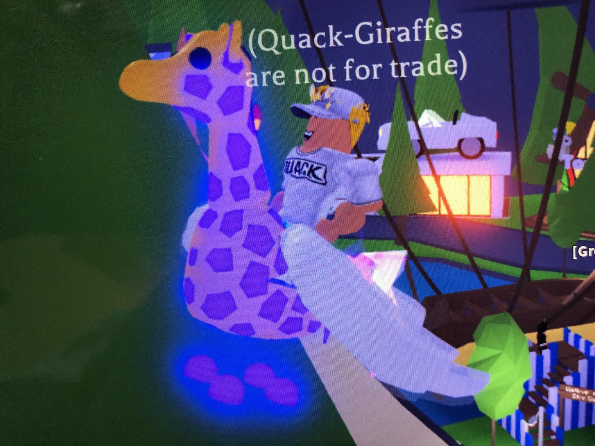 I MADE A MEGA NEON GIRAFFE adoptmeroblox