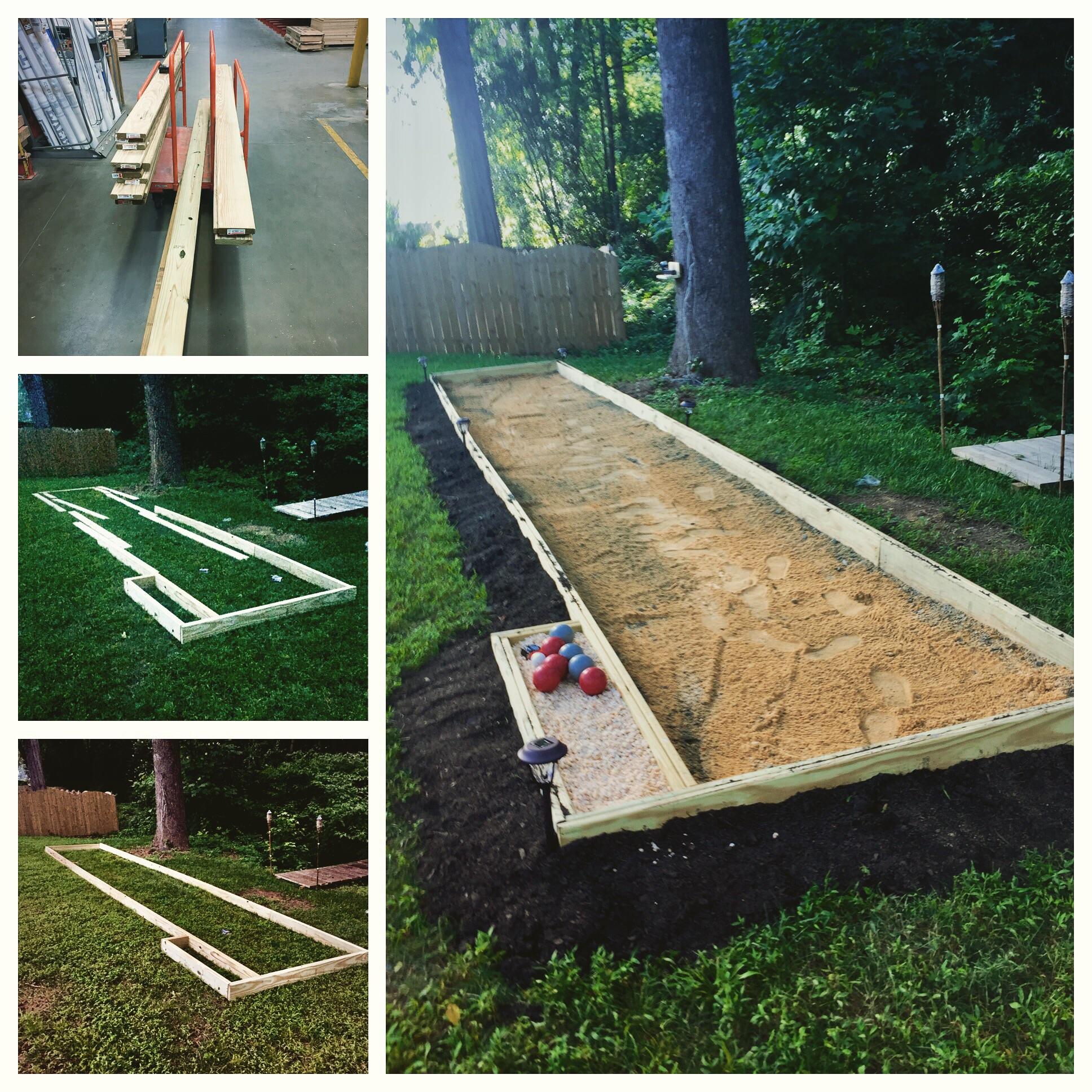 Diy Portable Bocce Ball Court / Gosports 100 Mm Regulation Bocce Set With 8 Balls Pallino