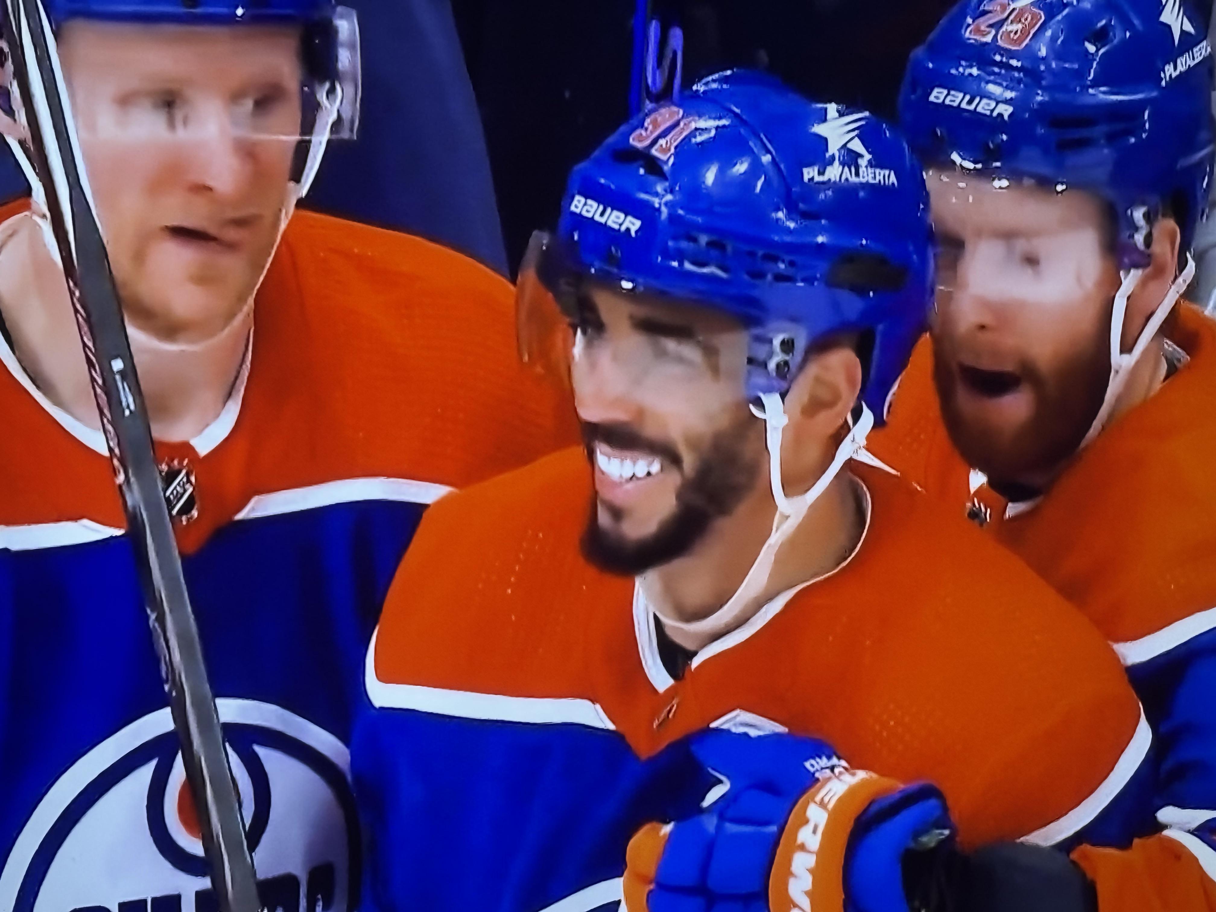 Why are they smiling? Do they not realize they just got a penalty? Are