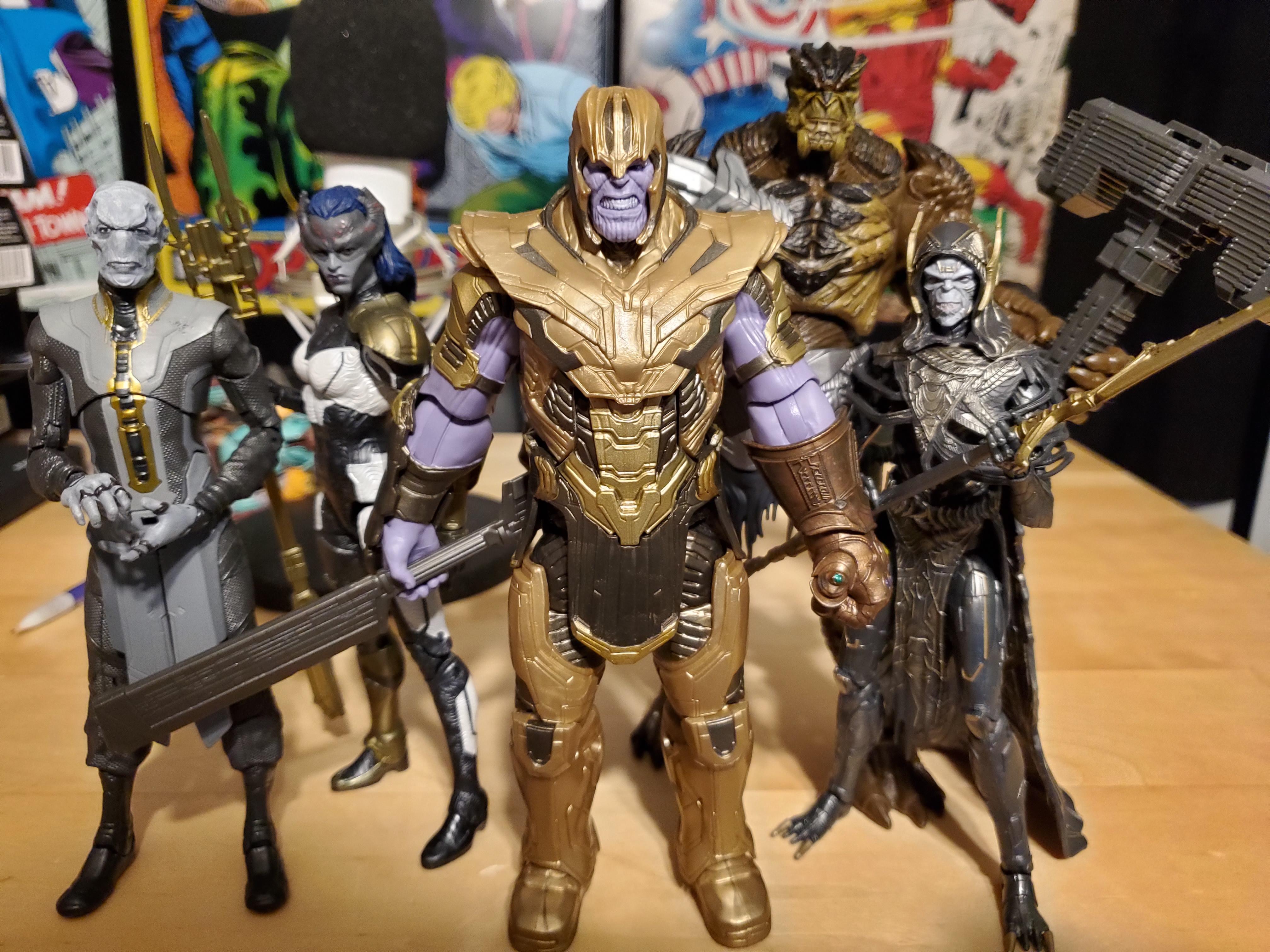 Was able to complete the Black Order tonight. MarvelLegends