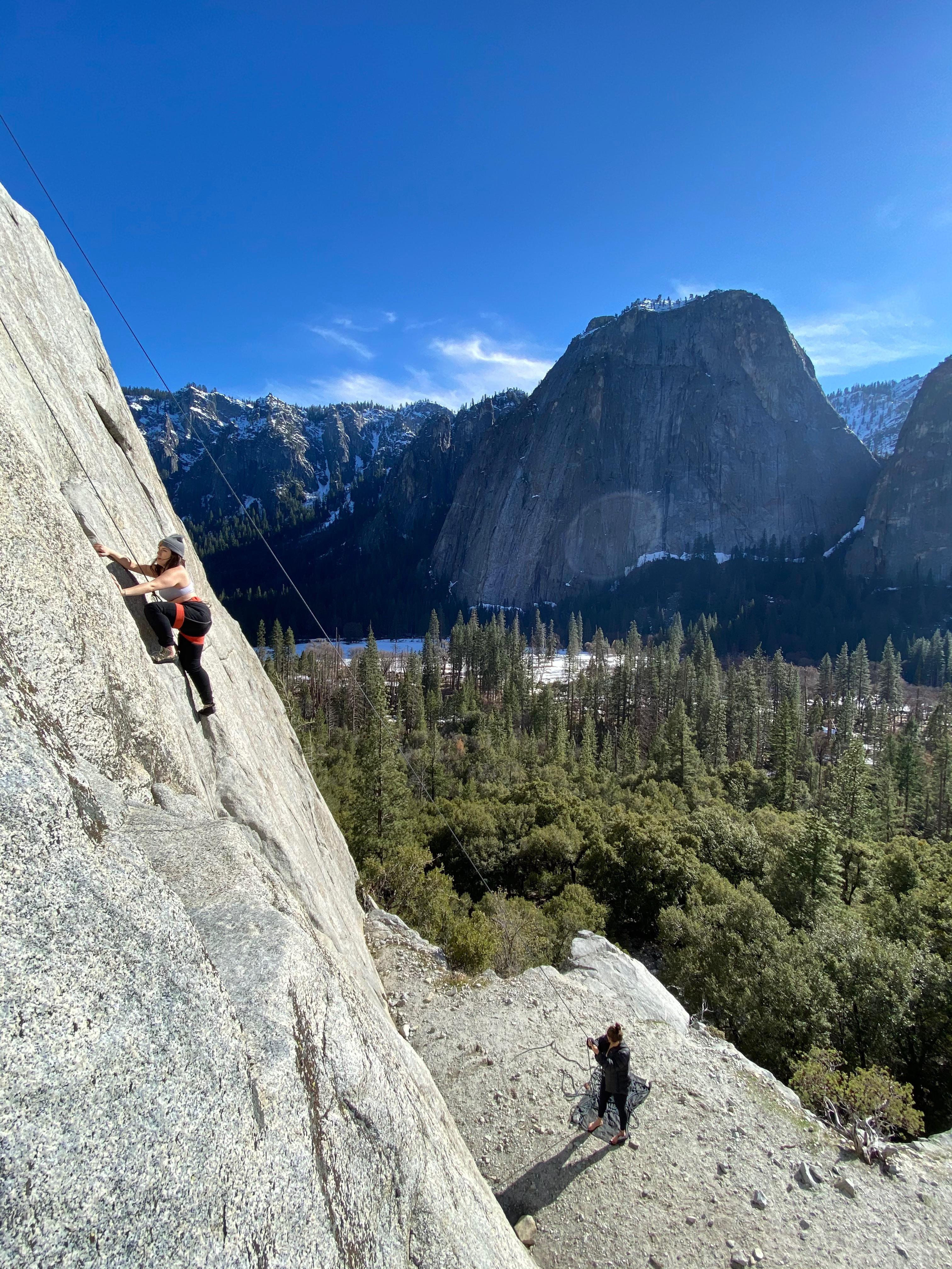FIRST OUTDOOR CLIMB was on El Cap in Yosemite. I will never this