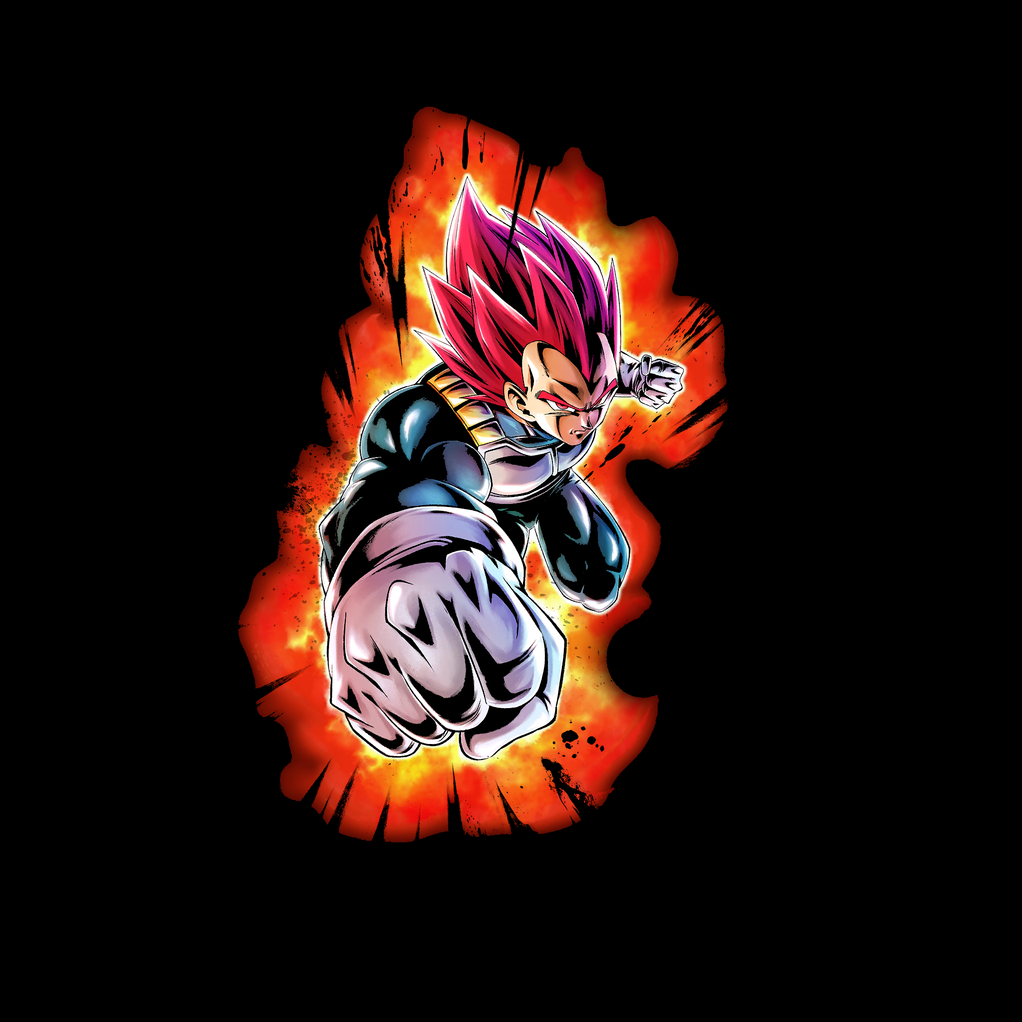 Super Saiyan God Vegeta 81.62 True Black Amoled Wallpaper