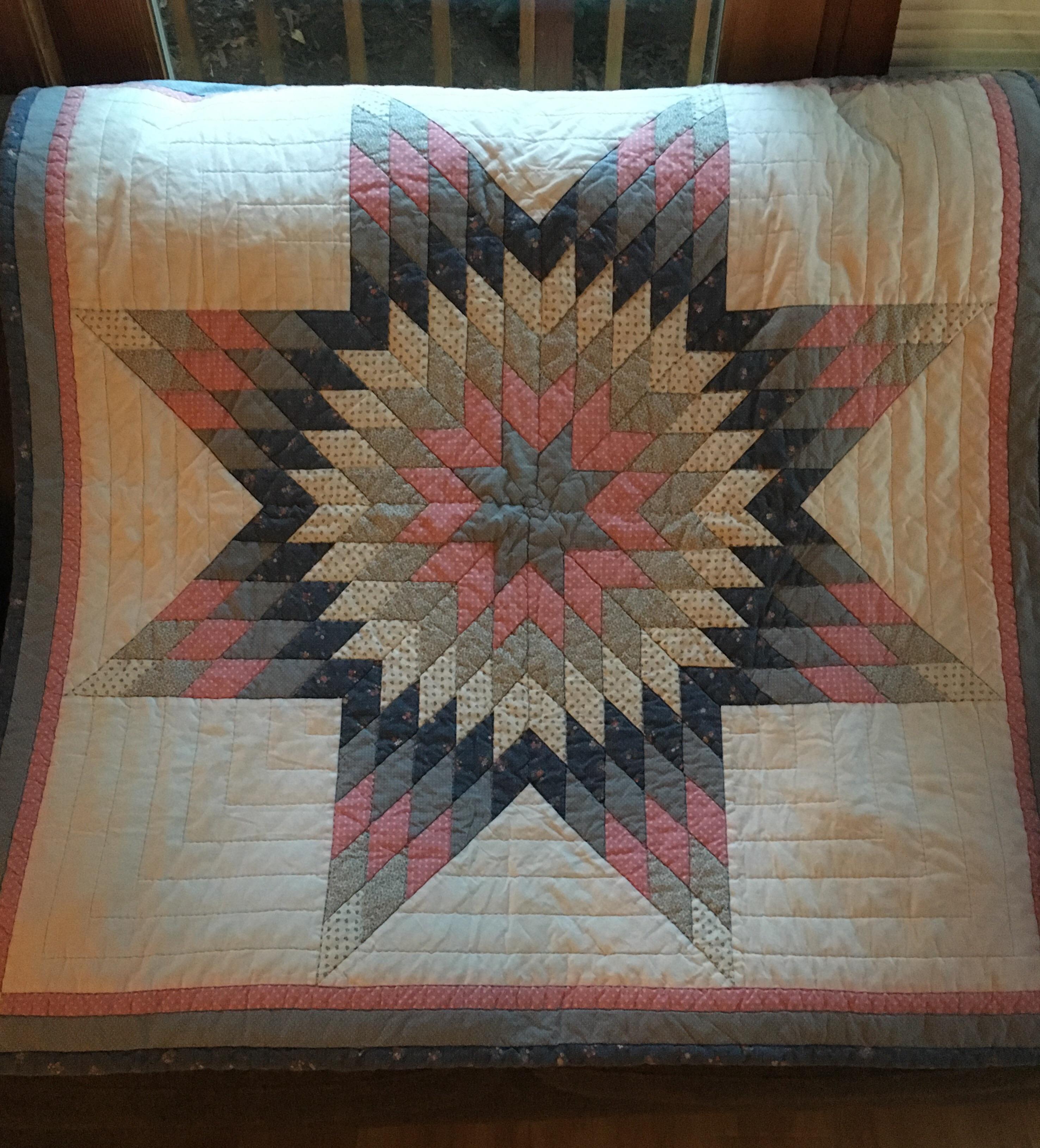 I rescued this handmade quilt from the Goodwill bins. r/quilting