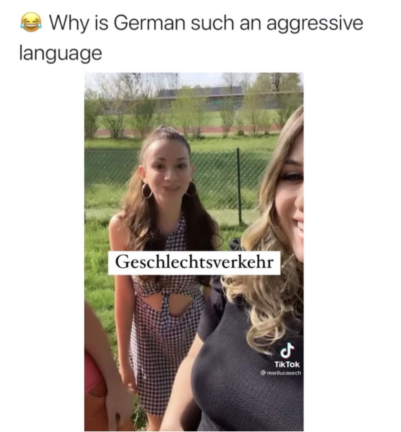 This word means “sex” in English - the German translation is the entire English alphabet!! : funny