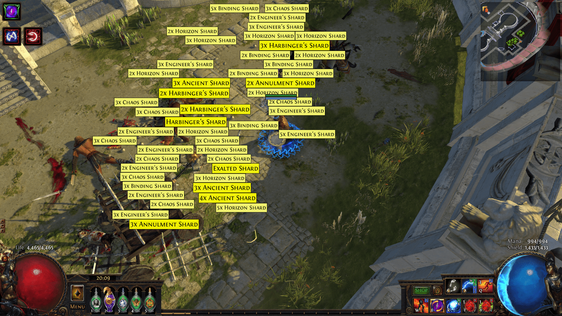 The New Harbinger Sextant Mod is Pretty Sweet on a TripleBoss Map r/pathofexile