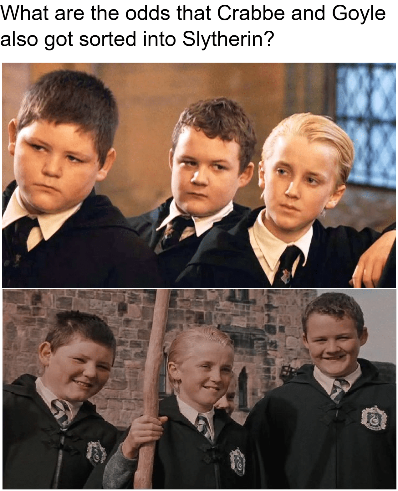 Did Draco even know them before they got their Hogwarts letters? r