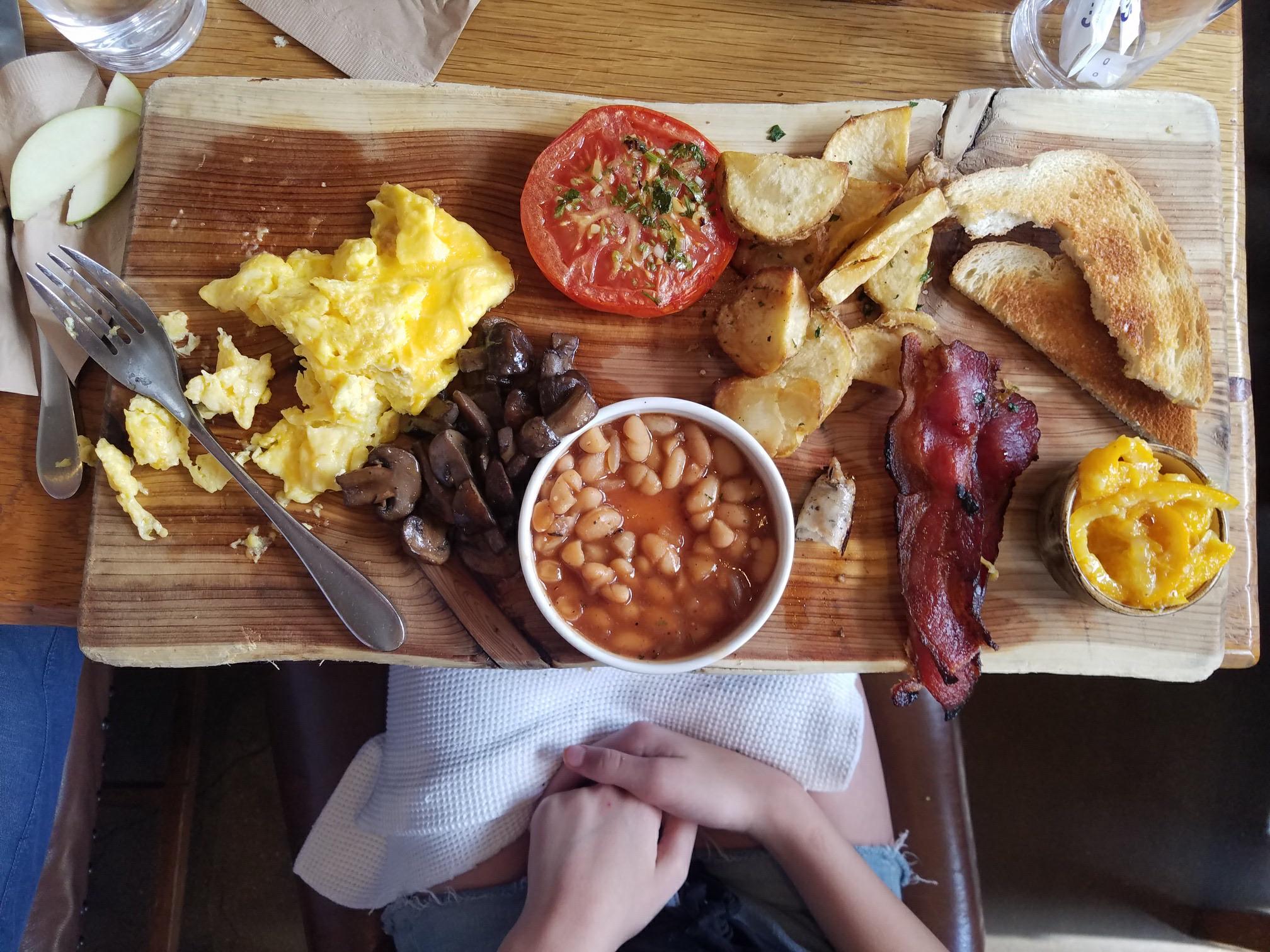 A Proper English Breakfast in Denton, TX FoodPorn
