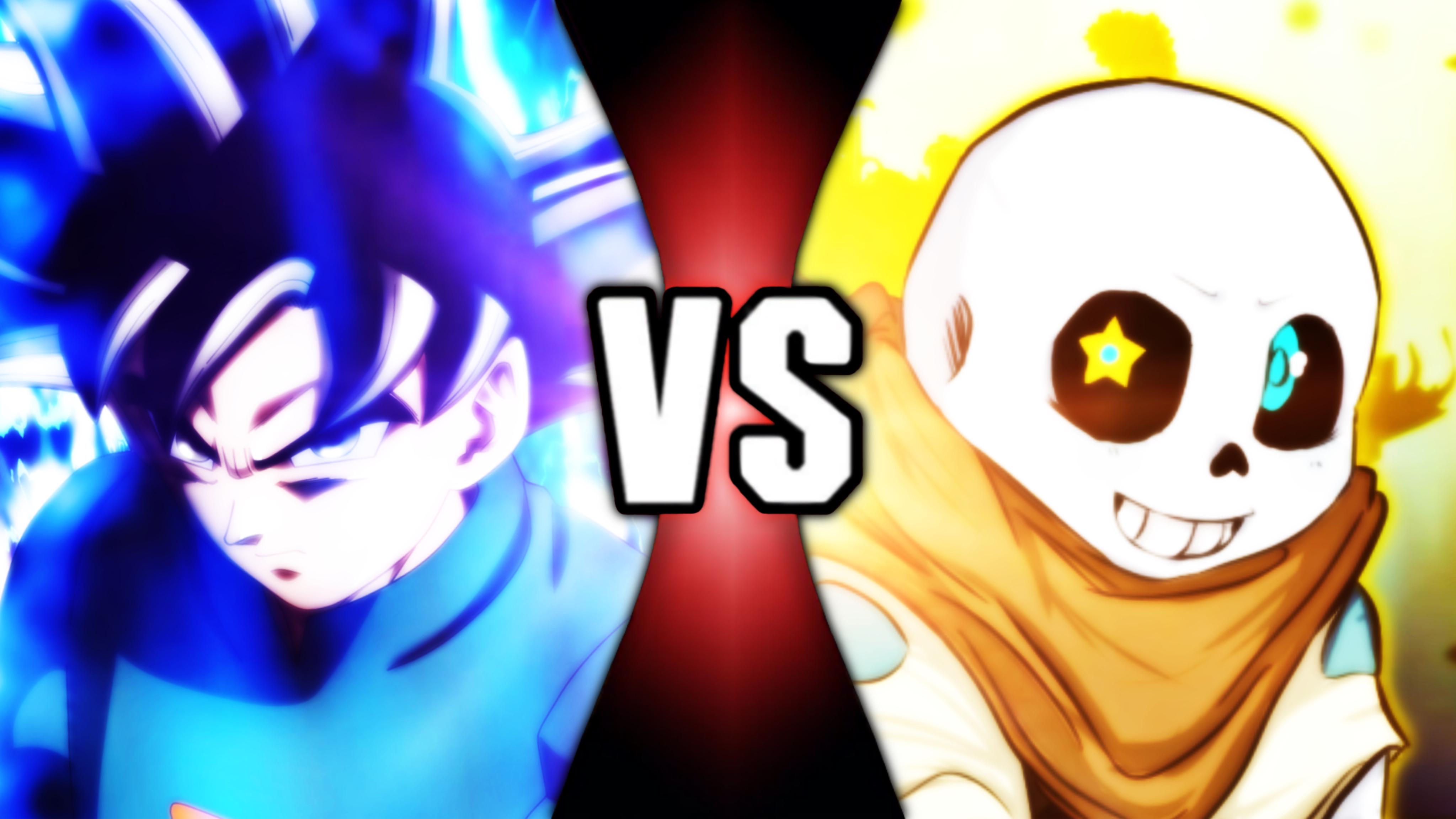 Grand Priest Goku vs Ink!Sans (Dragon Ball Heroes vs Underverse/Inktale