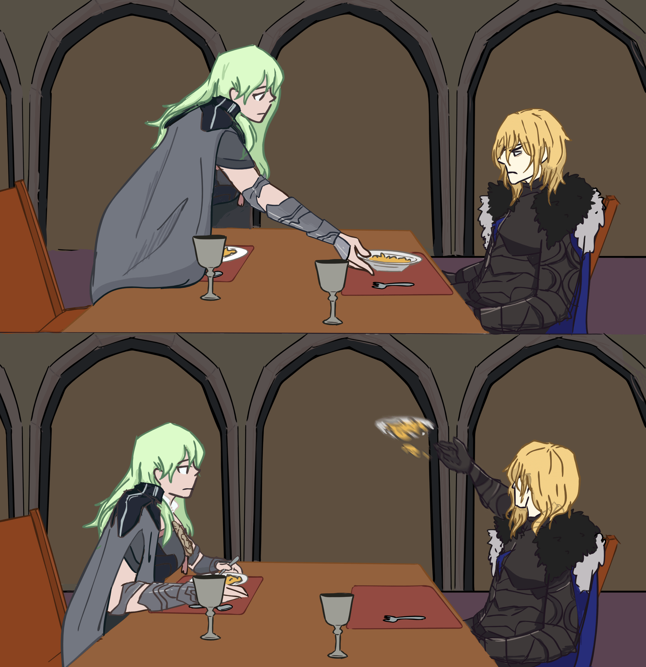 Trying to have lunch with Dimitri post time skip r/fireemblem
