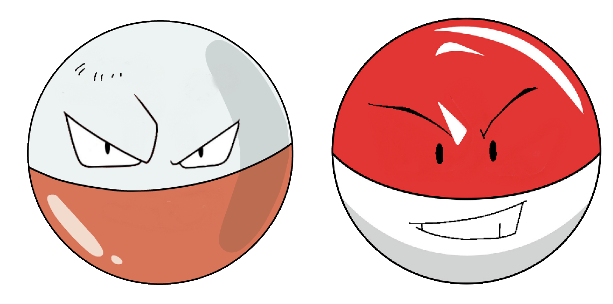 if I was PKMN God, shiny Voltorb and Electrode would actually look like
